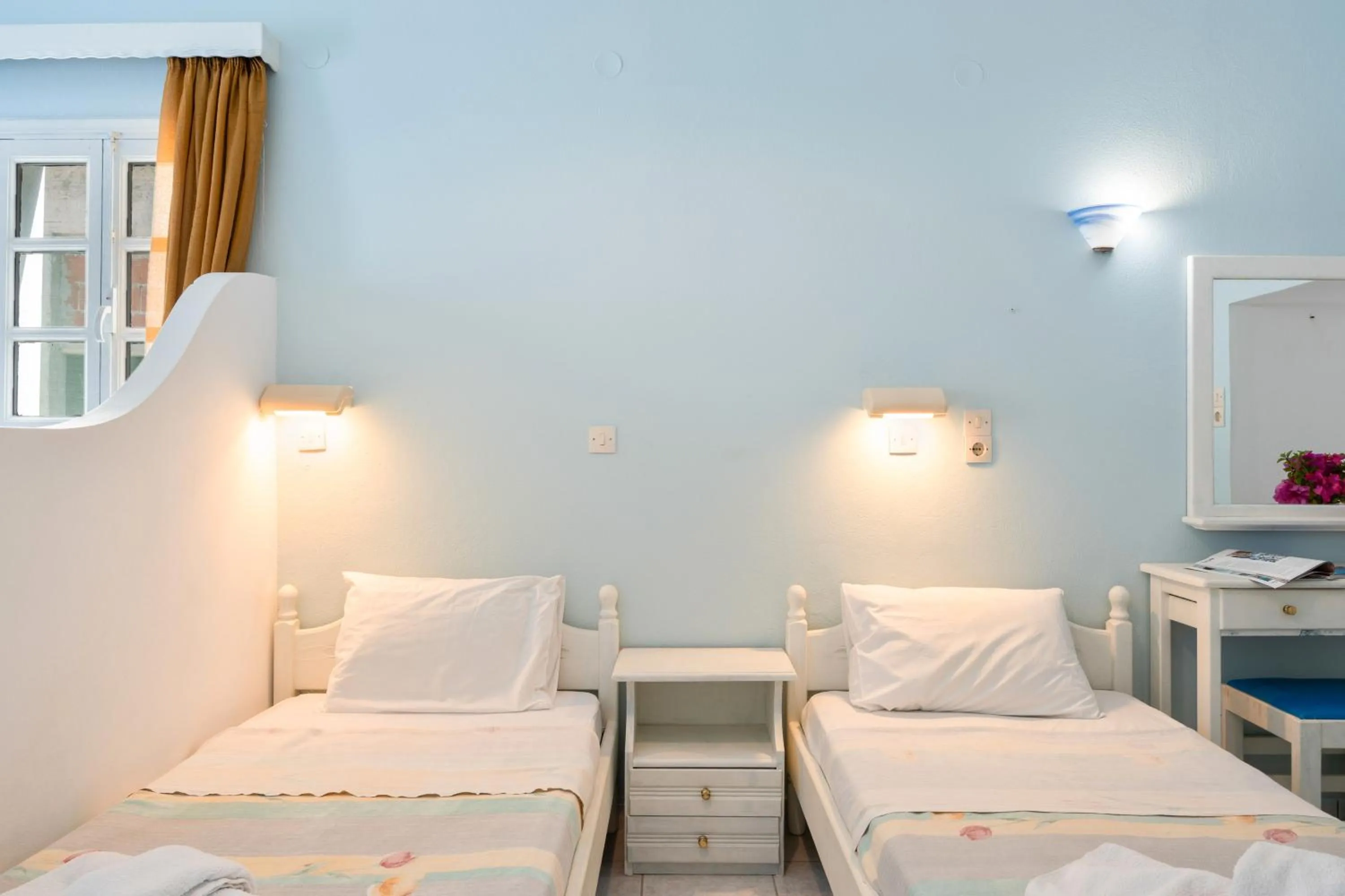 Bed in Hotel Glaros Karpathos