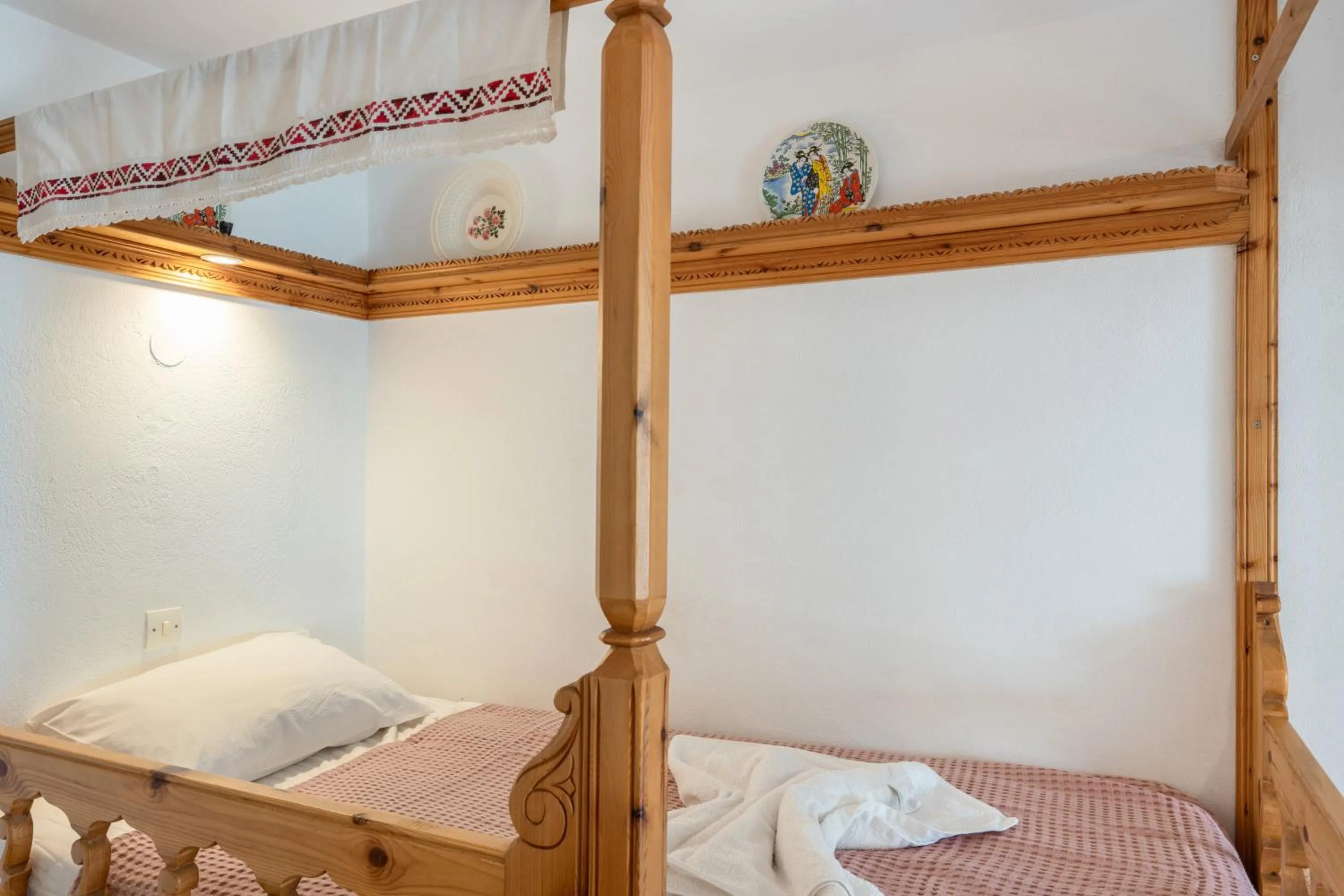 Bed in Hotel Glaros Karpathos