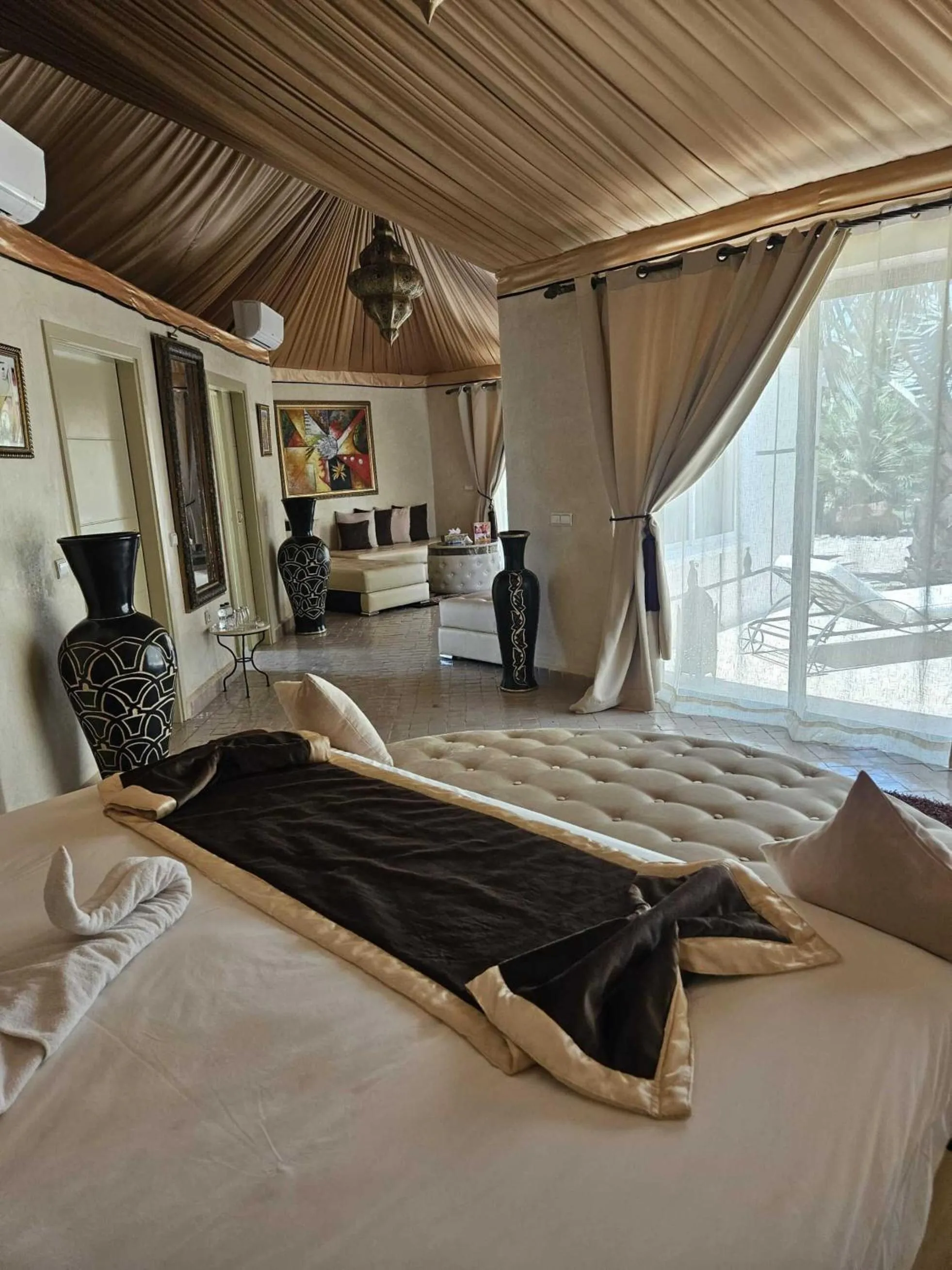 Bed in Eden Lodges & SPA-Boutique Hôtel de Luxe