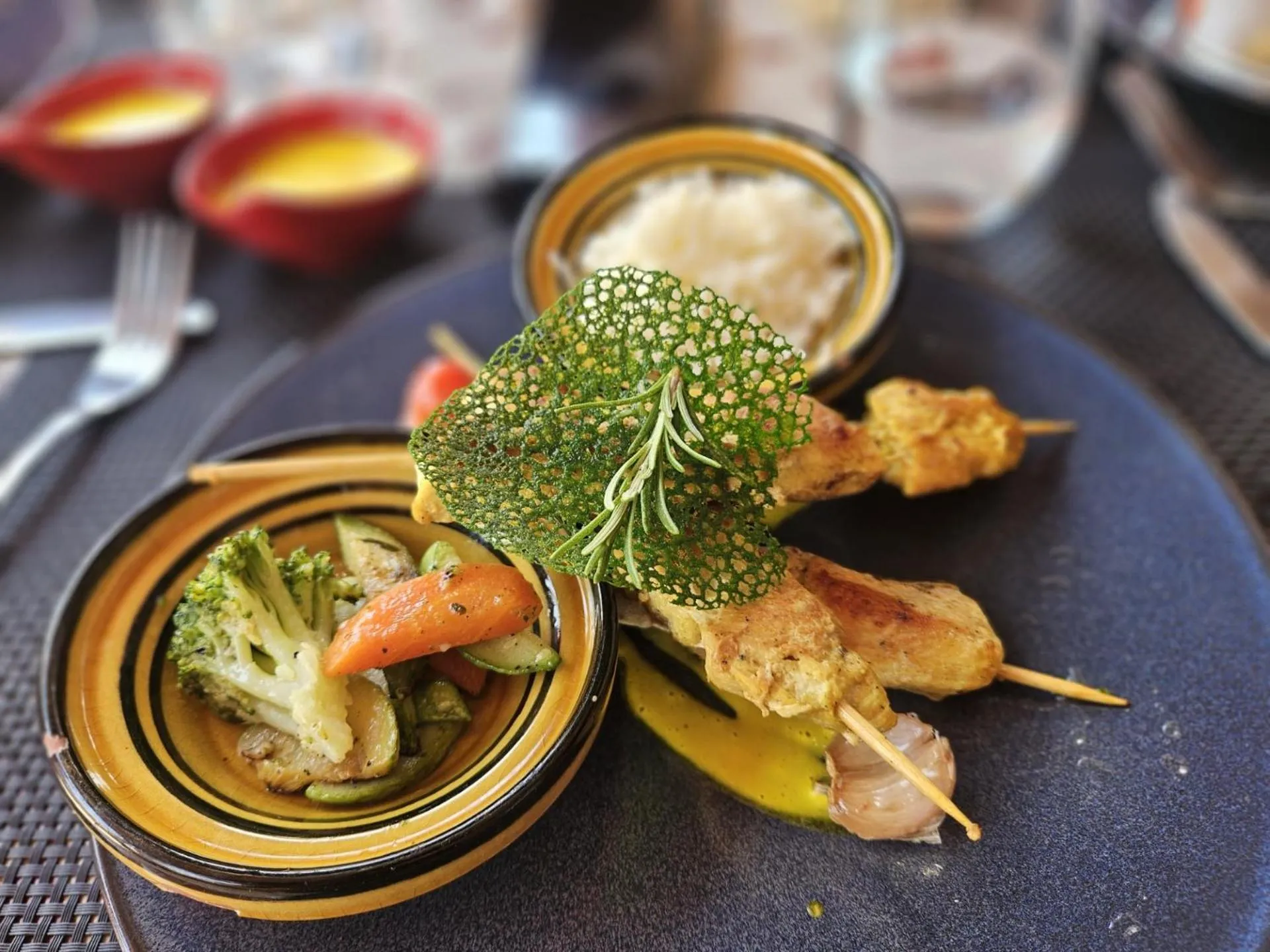 Food and drinks in Eden Lodges & SPA-Boutique Hôtel de Luxe