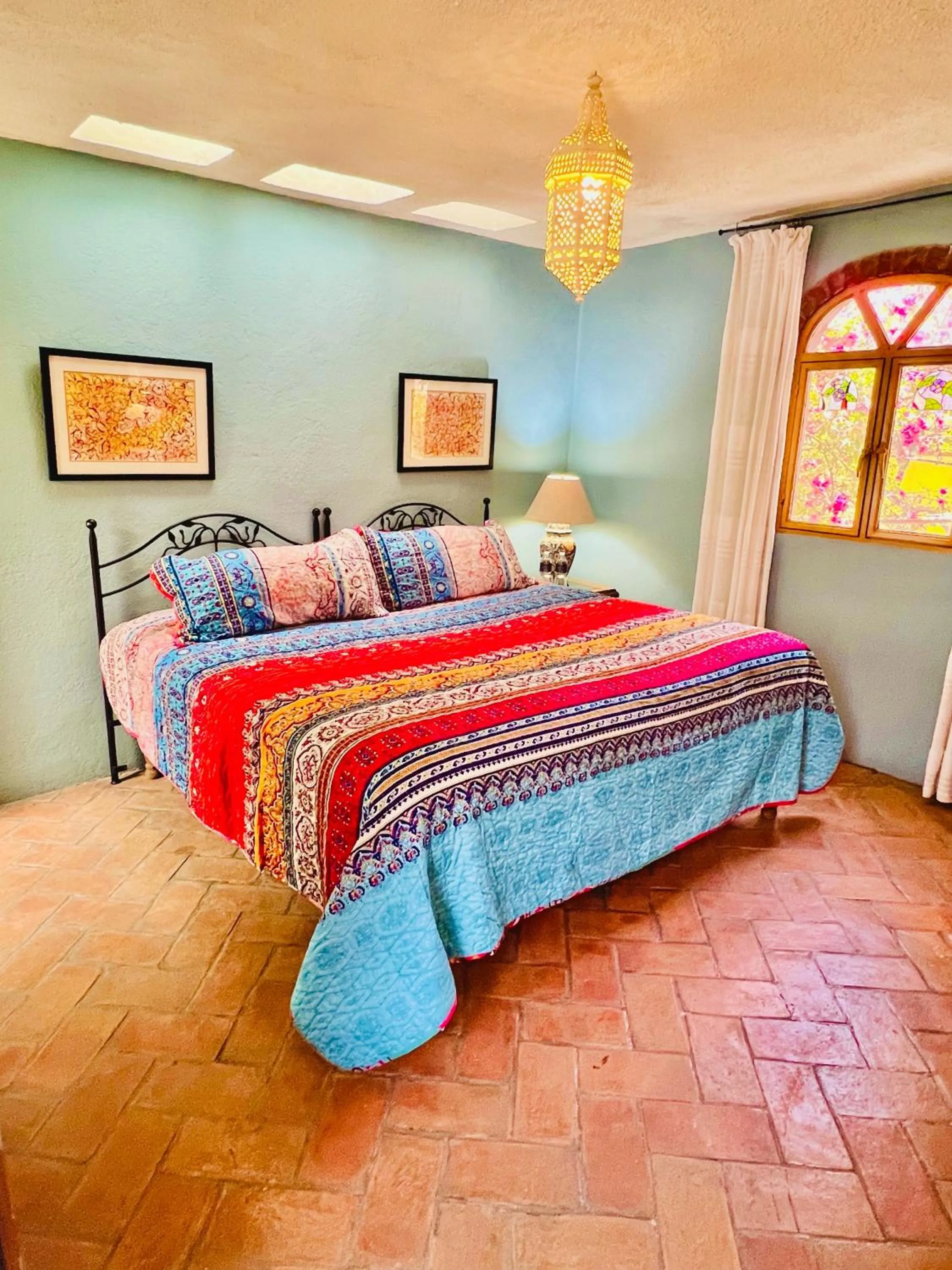 View (from property/room), Bed in Casa Contenta