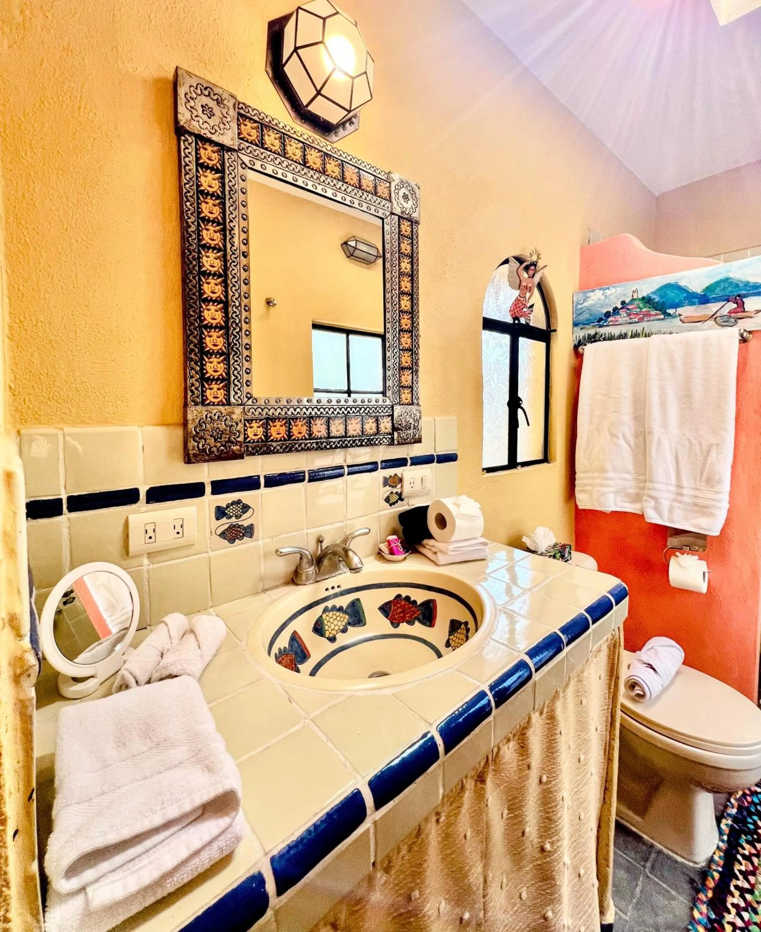 towels, Bathroom in Casa Contenta