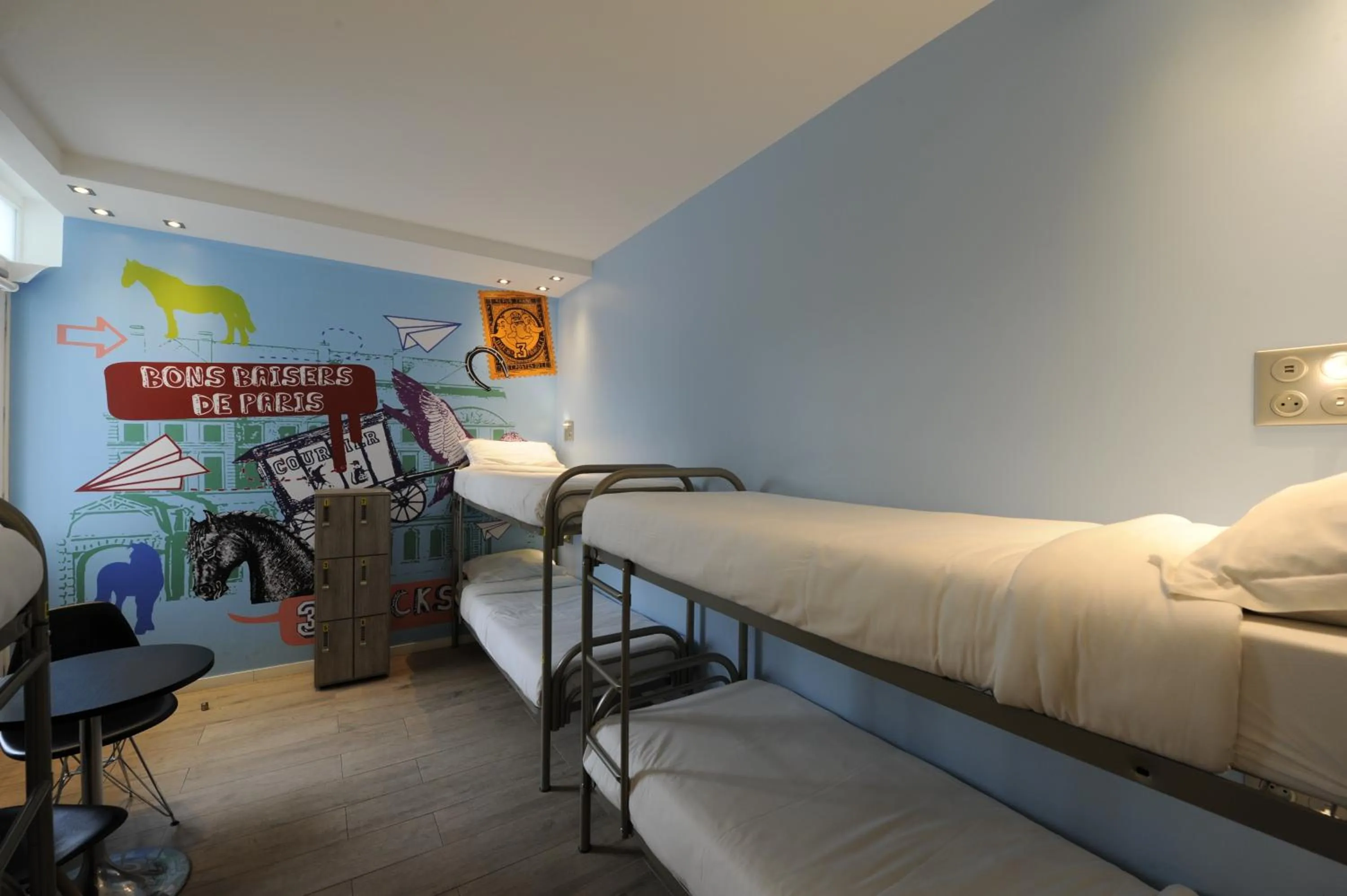 Photo of the whole room, Bed in The 3 Ducks Eiffel Tower by Hiphophostels