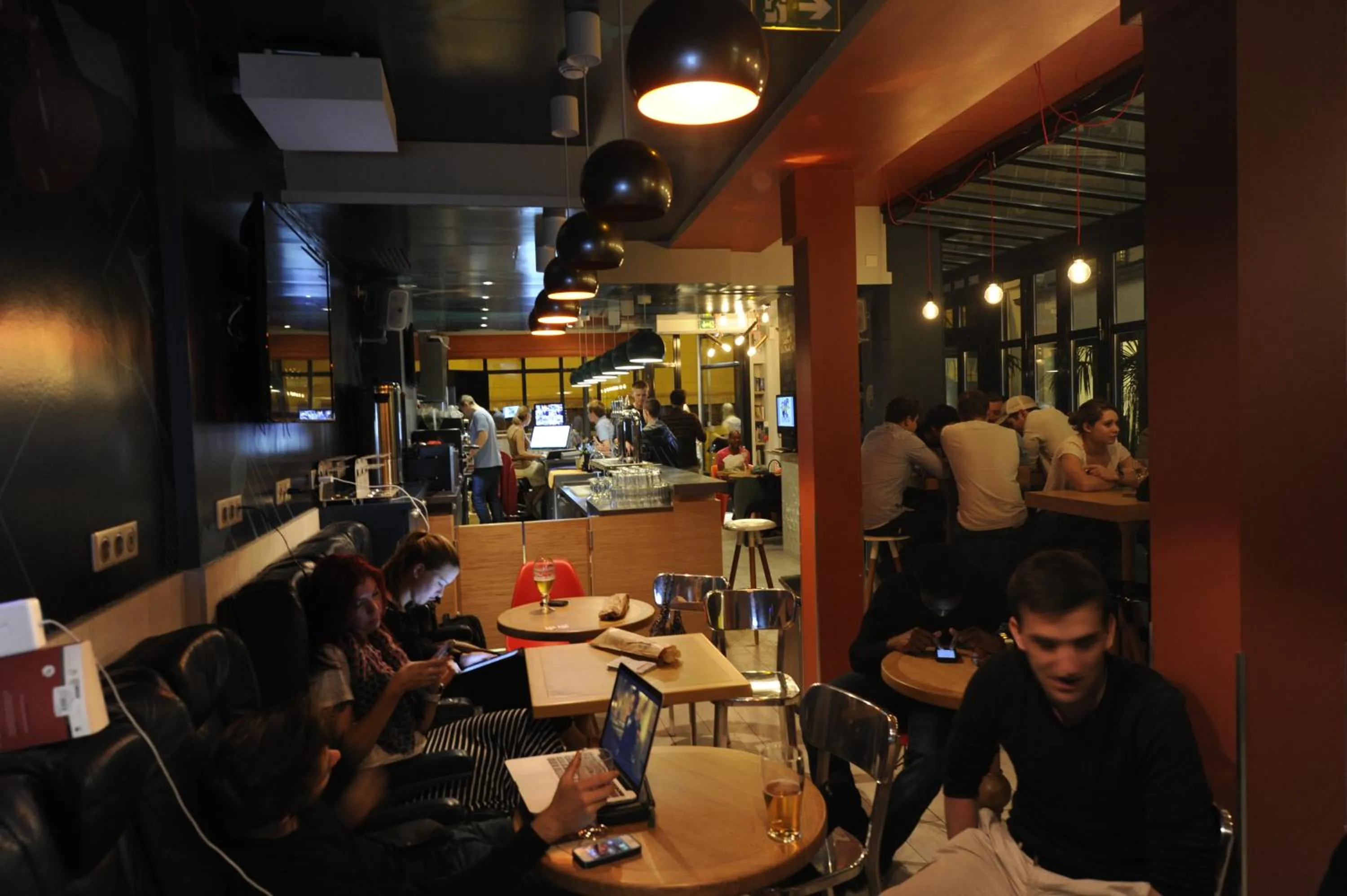 People in The 3 Ducks Eiffel Tower by Hiphophostels