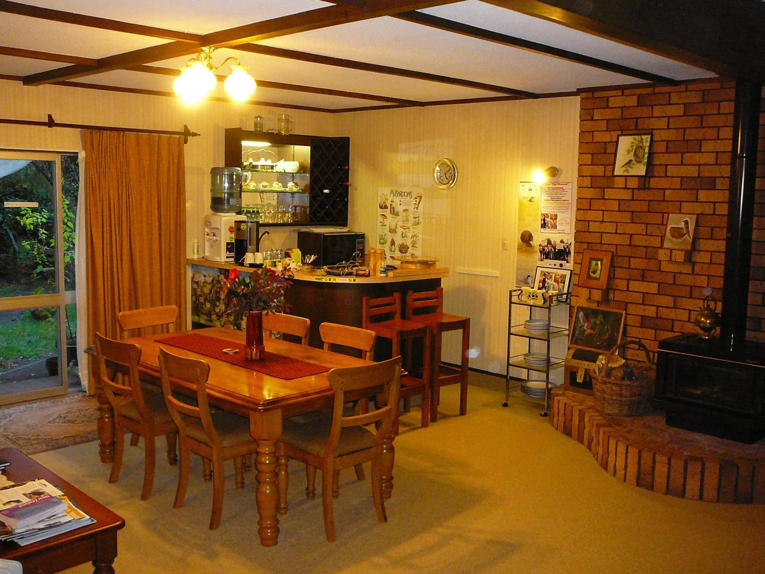 Dining area in Mount Tutu Eco-Sanctuary