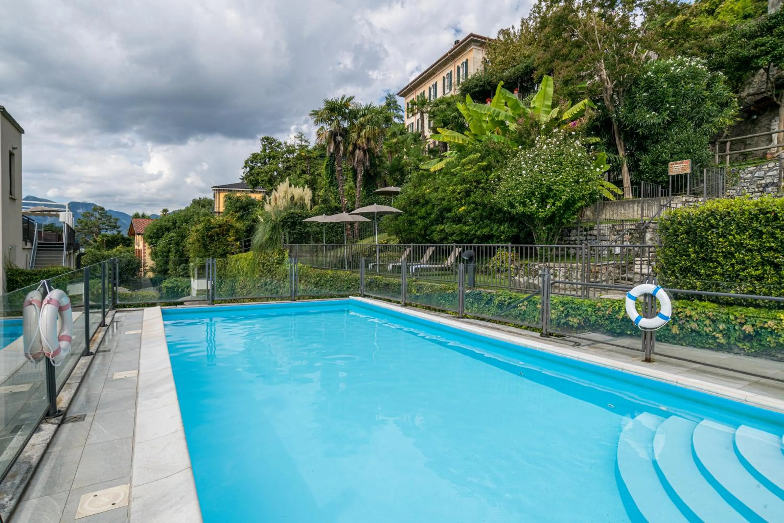 Pool view in Hotel Bazzoni