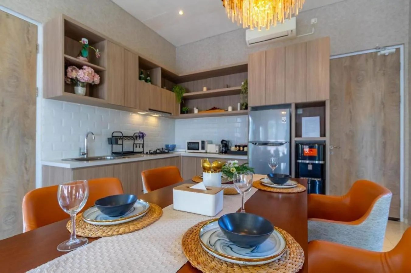 Dining area in D'Kamboja Villa Nusa Dua