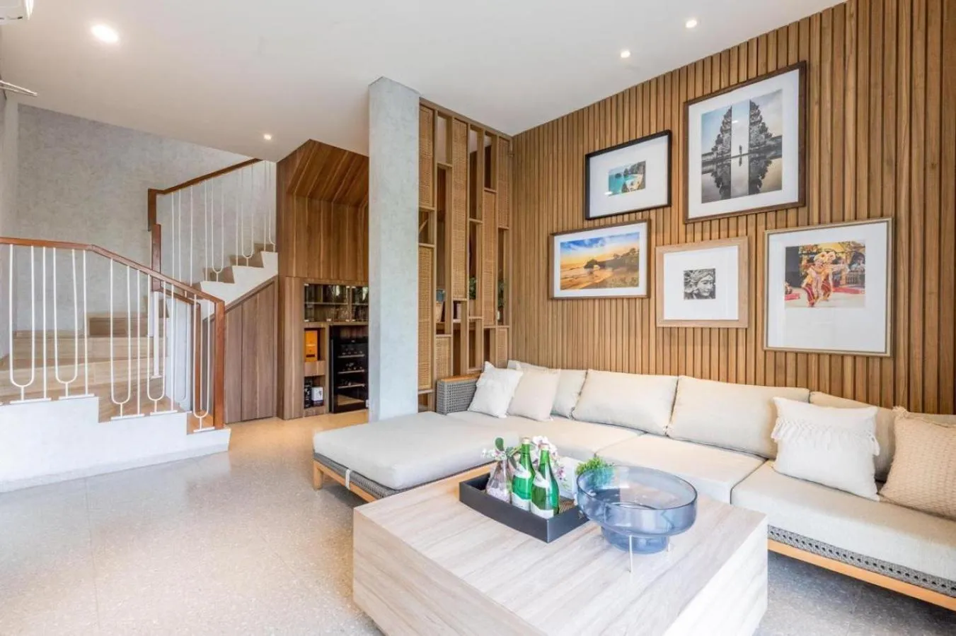 Living room, Bed in D'Kamboja Villa Nusa Dua