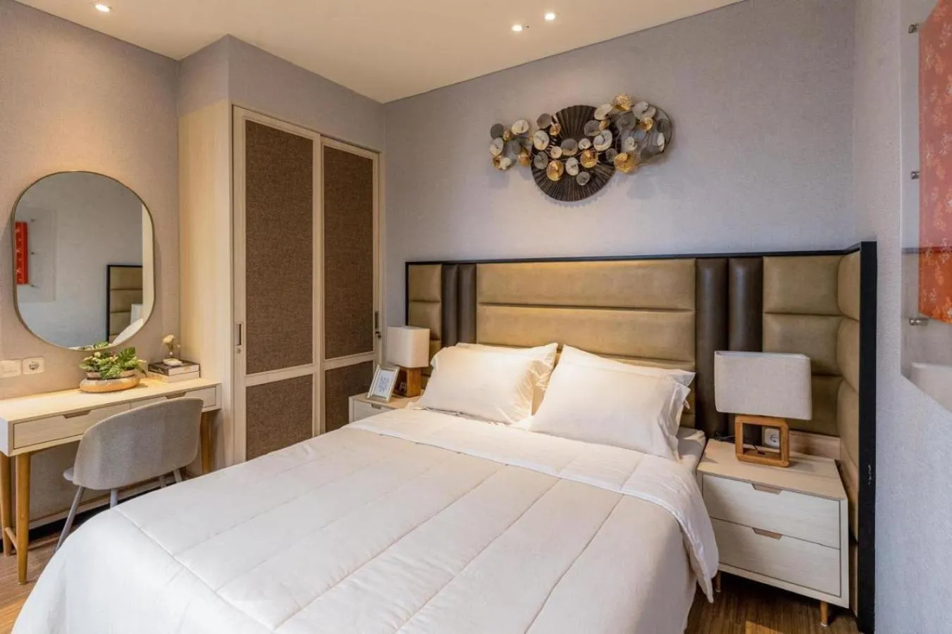 Bed in D'Kamboja Villa Nusa Dua