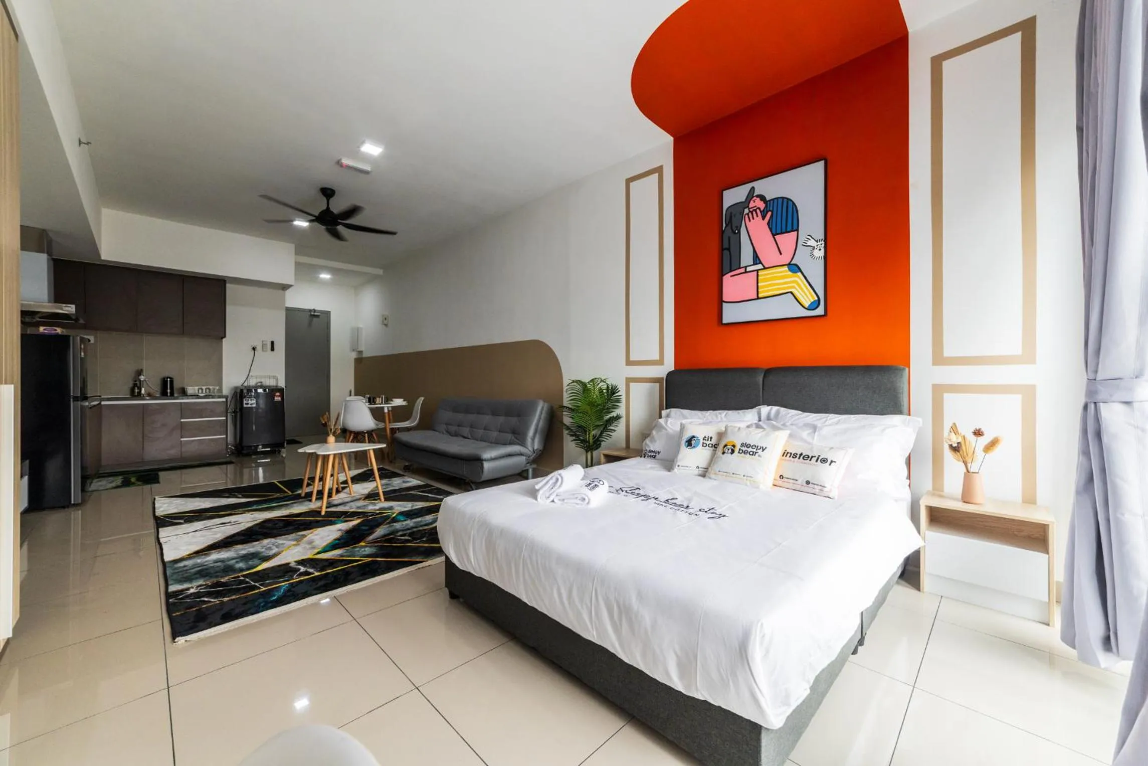 Bed in Alinea Suites Shah Alam by Sleepy Bear