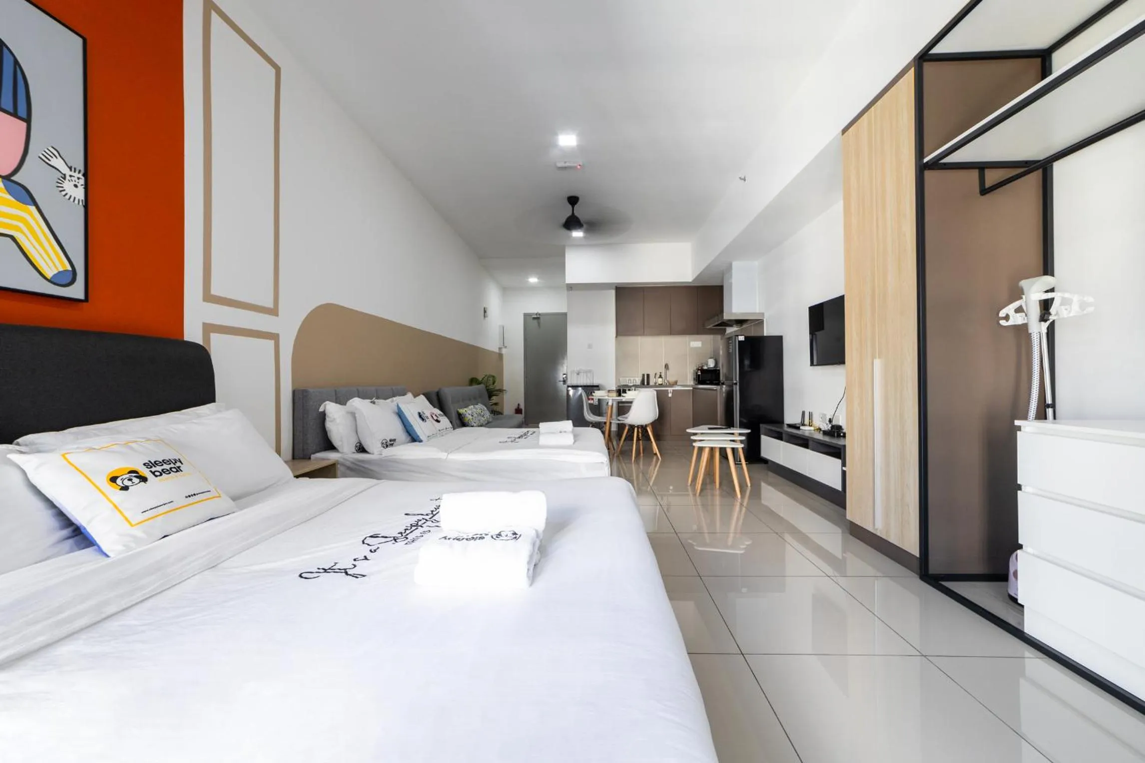 Bed in Alinea Suites Shah Alam by Sleepy Bear