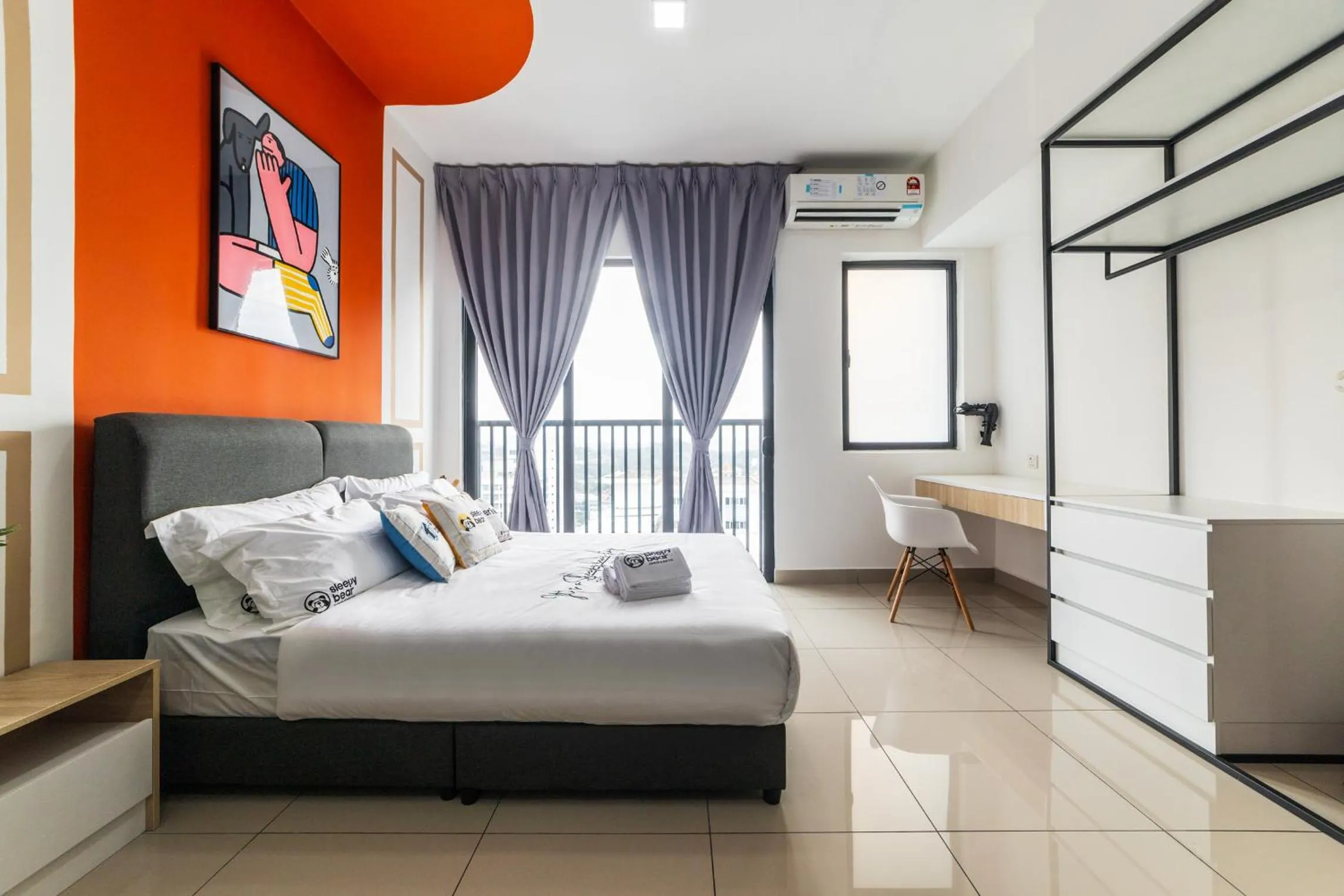 Bed in Alinea Suites Shah Alam by Sleepy Bear