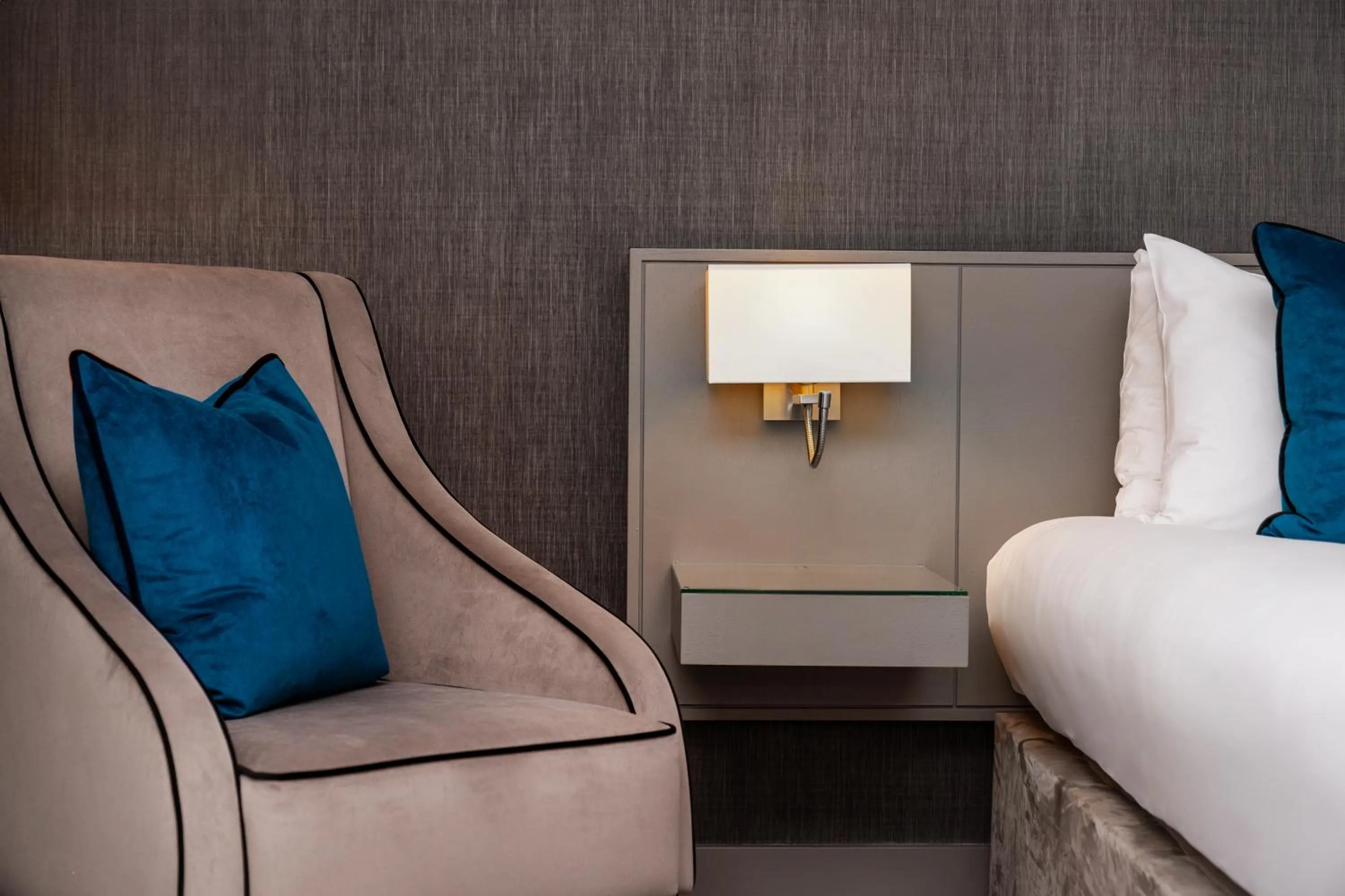 Bedroom, Bed in Crowne Plaza Newcastle - Stephenson Quarter by IHG