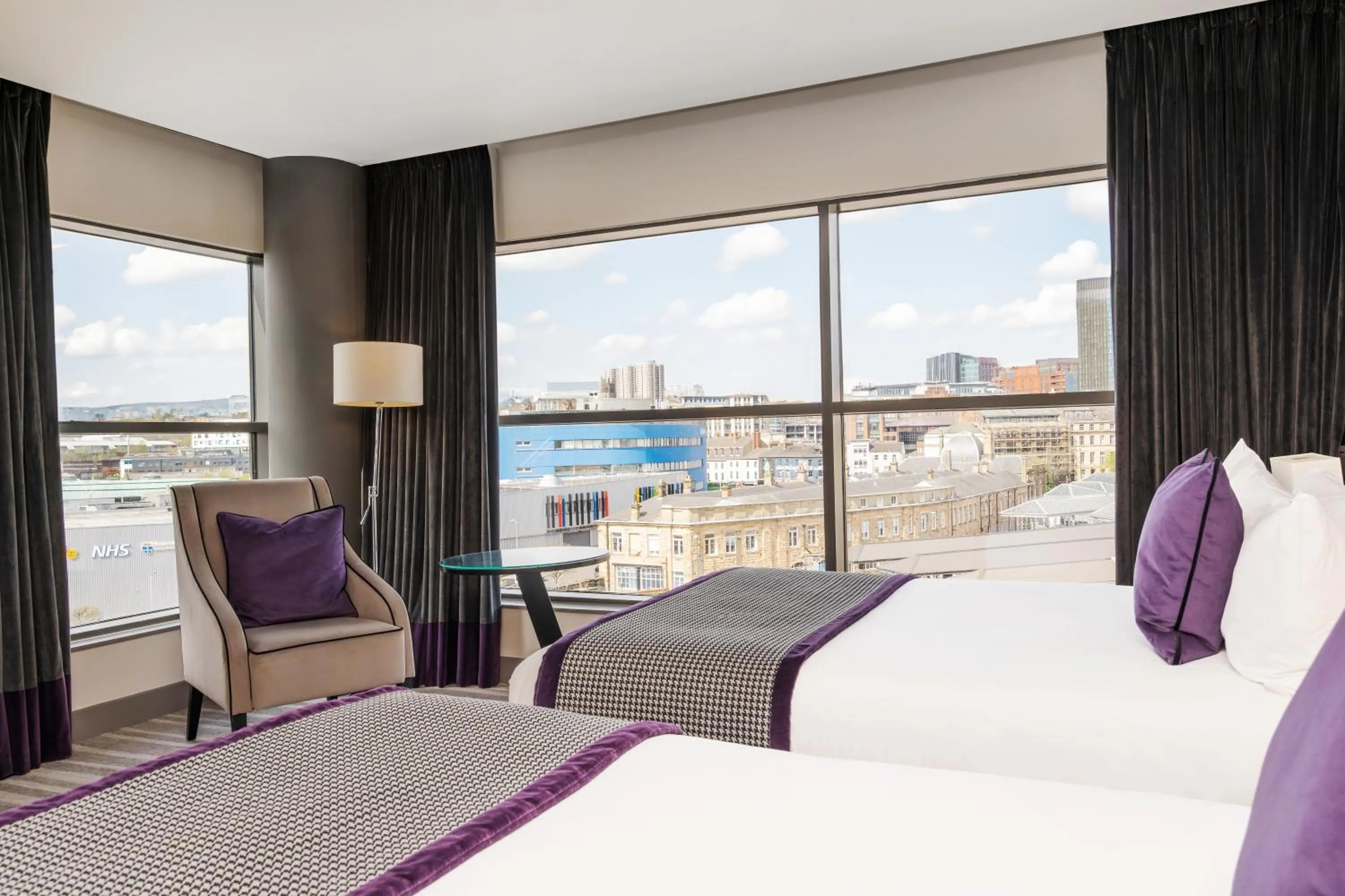 Bedroom, Bed in Crowne Plaza Newcastle - Stephenson Quarter by IHG