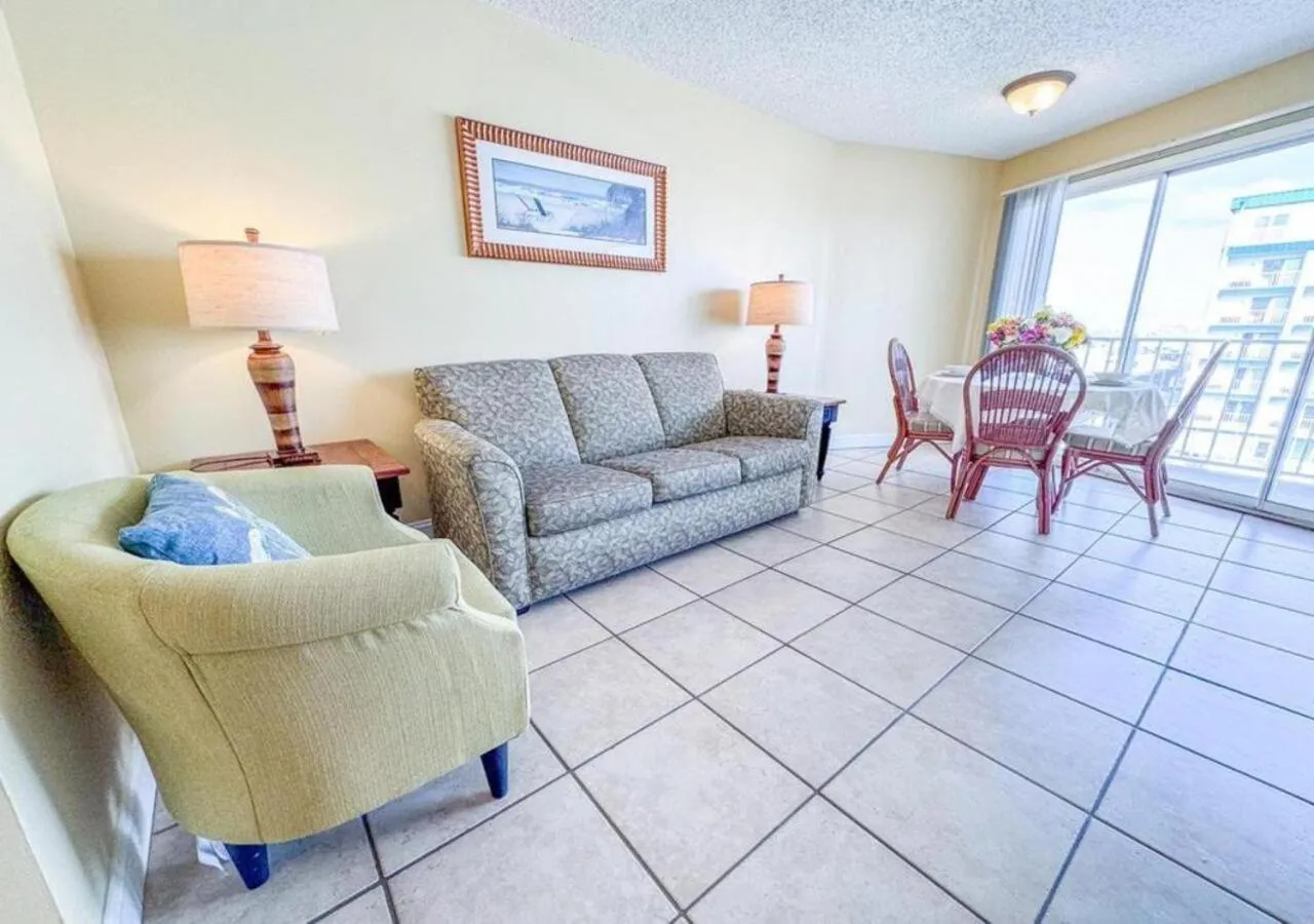 Seating area in Aqua Beach Hotel
