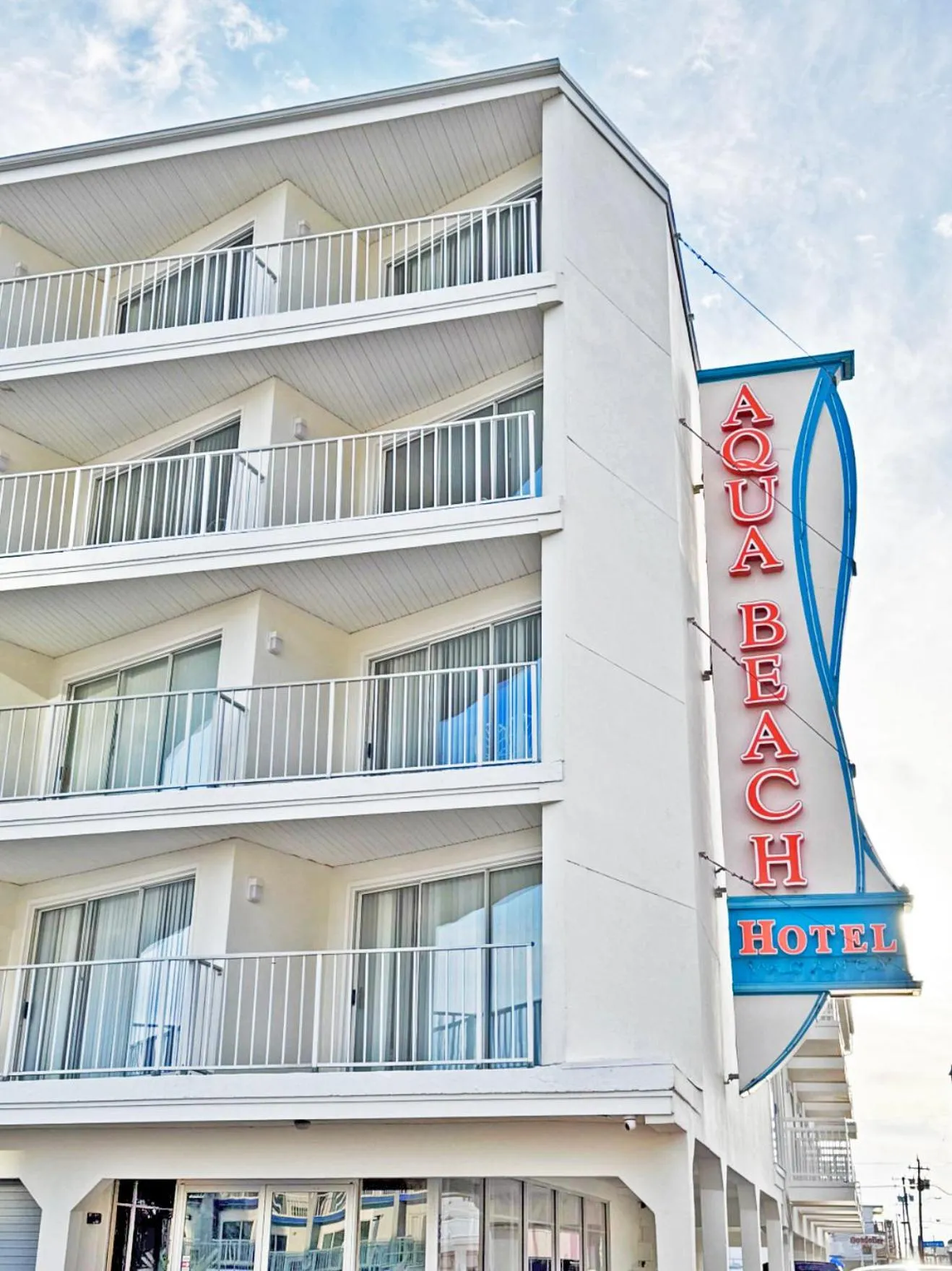 Property building in Aqua Beach Hotel