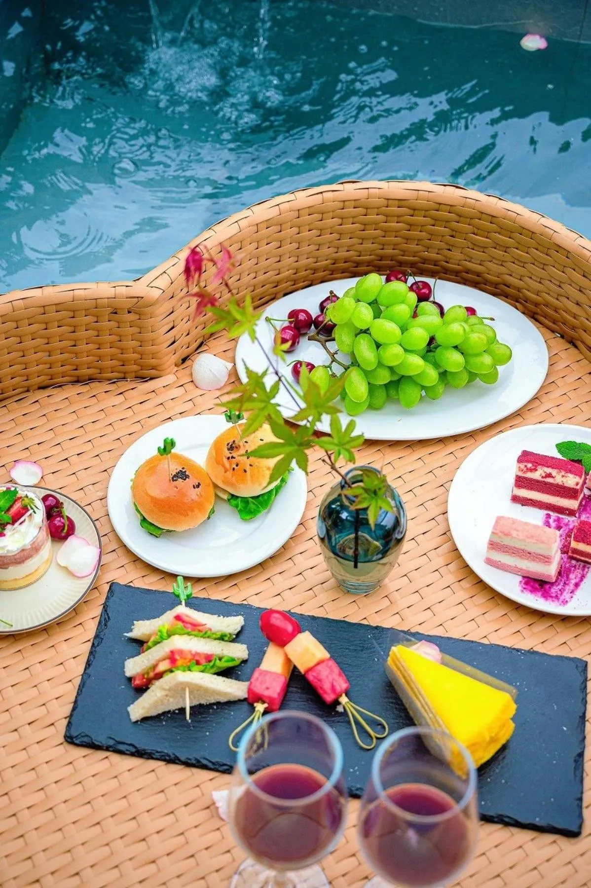 Pool view in Z HOTEL- Qingchengshan