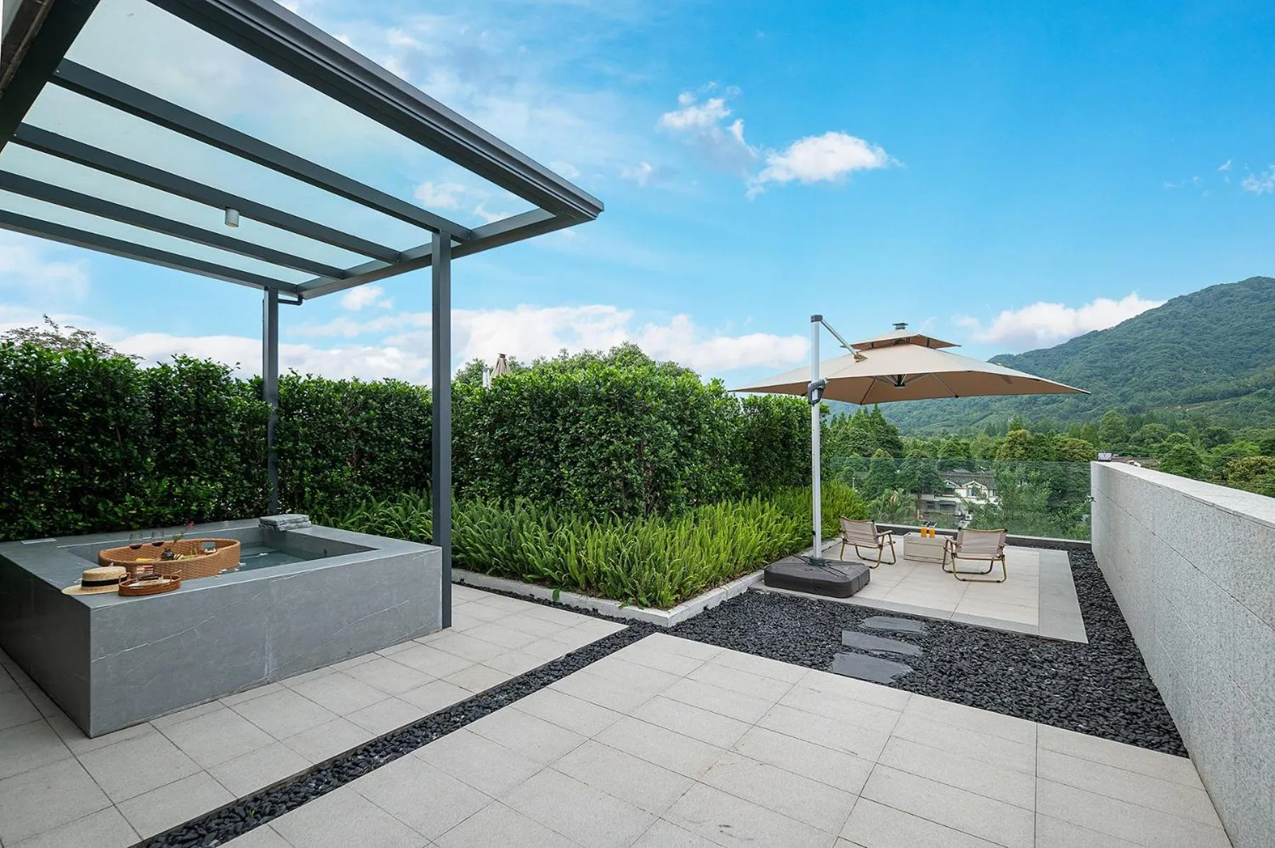 Balcony/Terrace in Z HOTEL- Qingchengshan