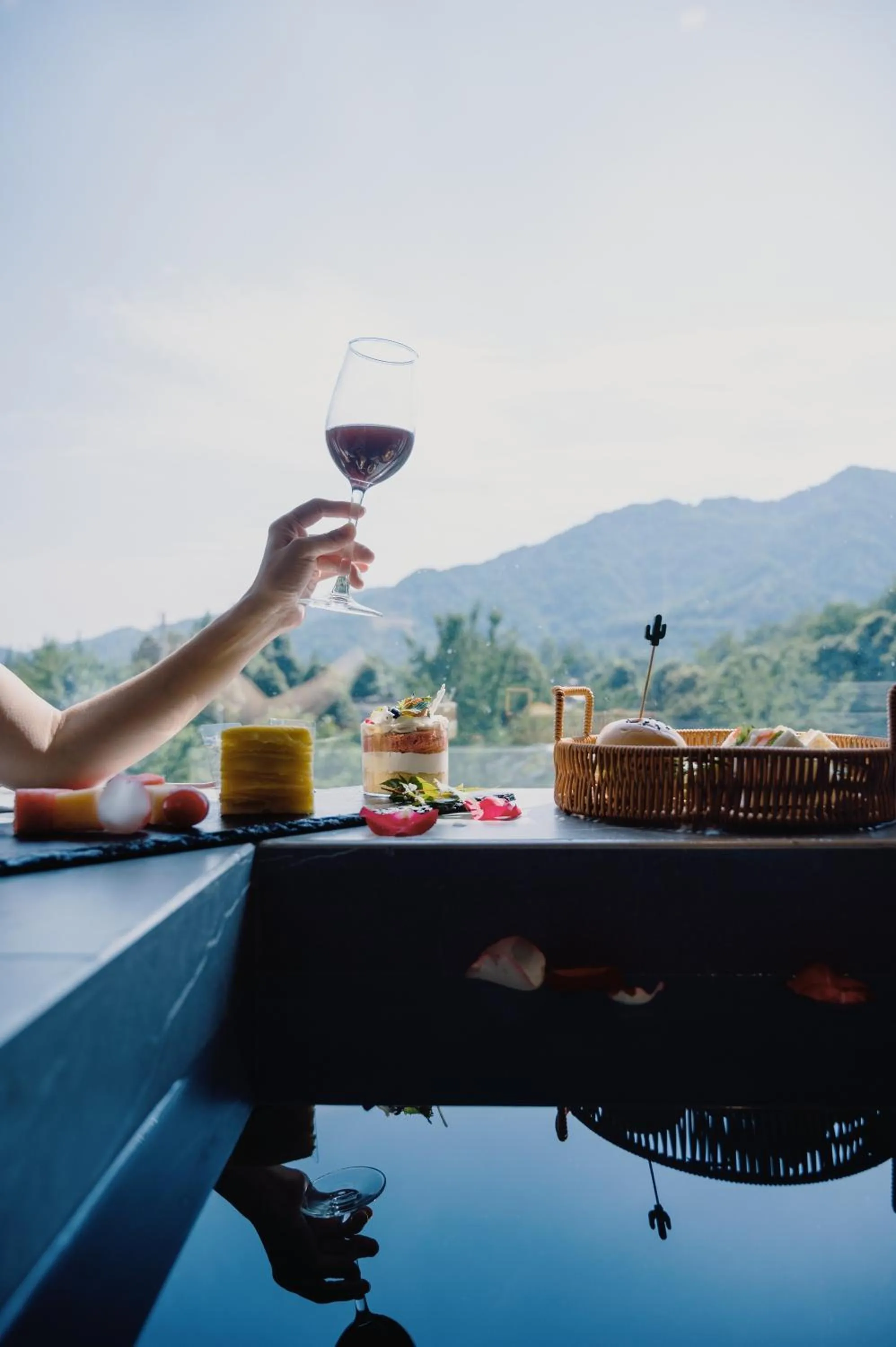 View (from property/room) in Z HOTEL- Qingchengshan