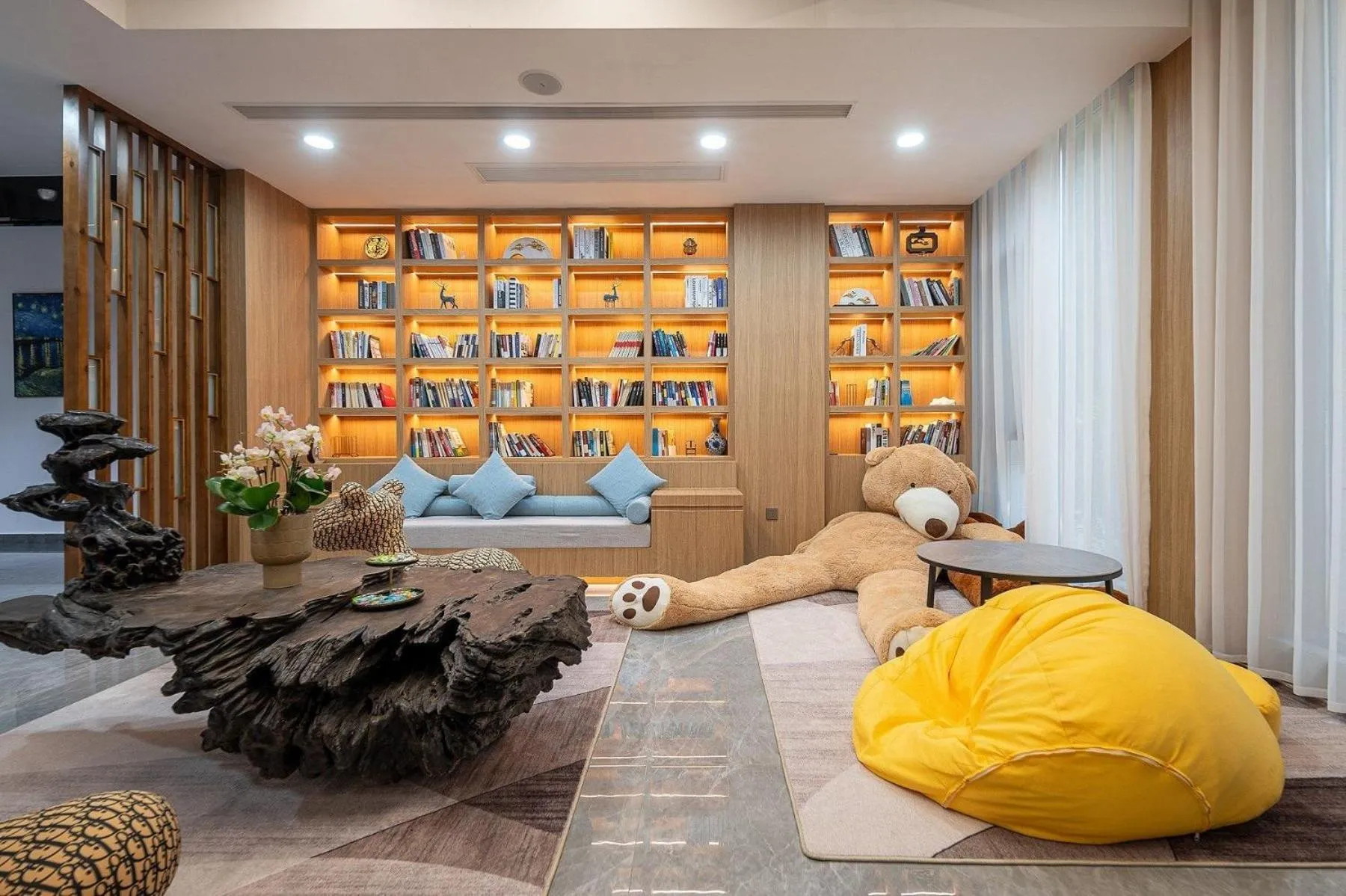 Seating area in Z HOTEL- Qingchengshan