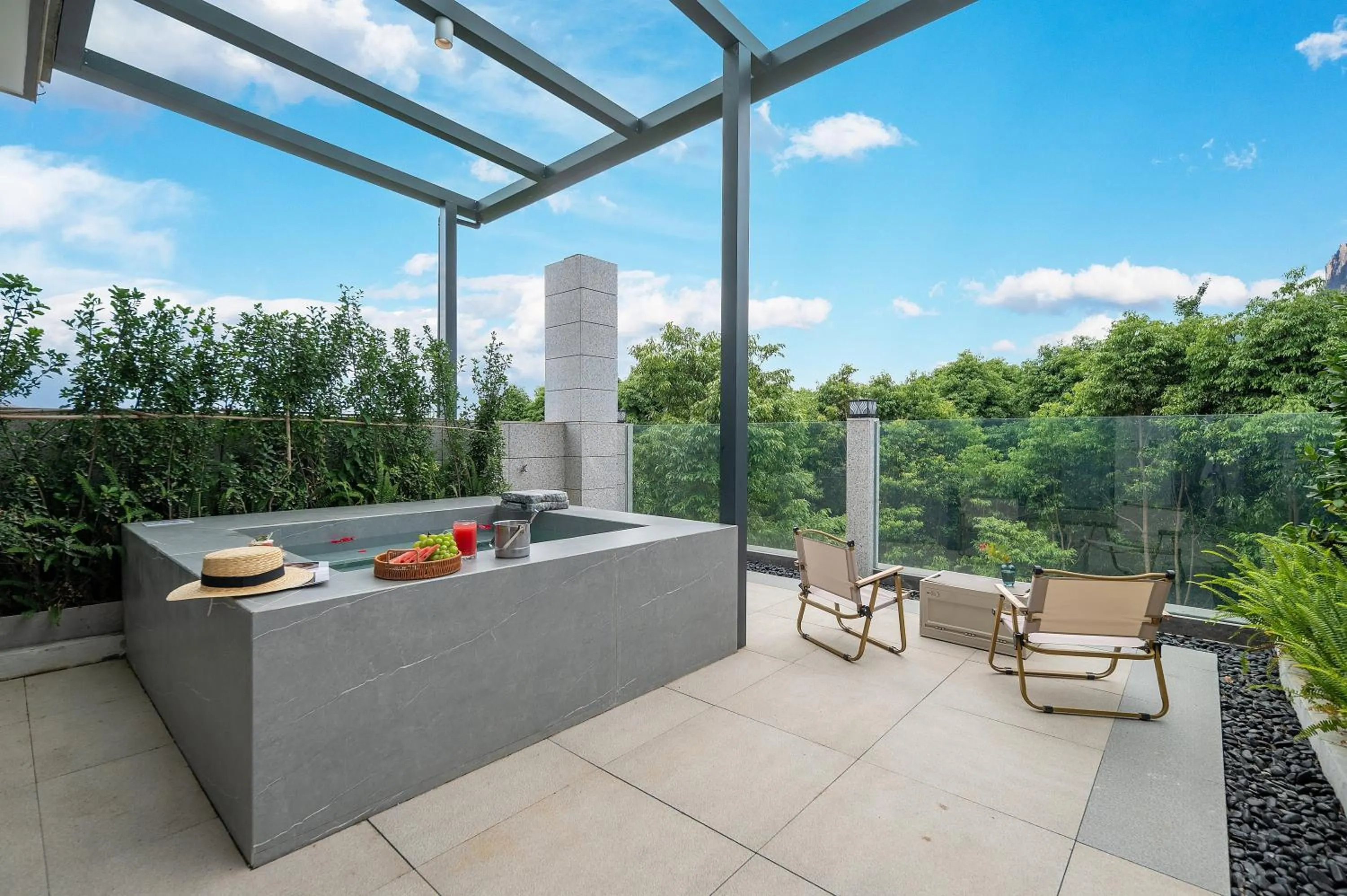 View (from property/room) in Z HOTEL- Qingchengshan