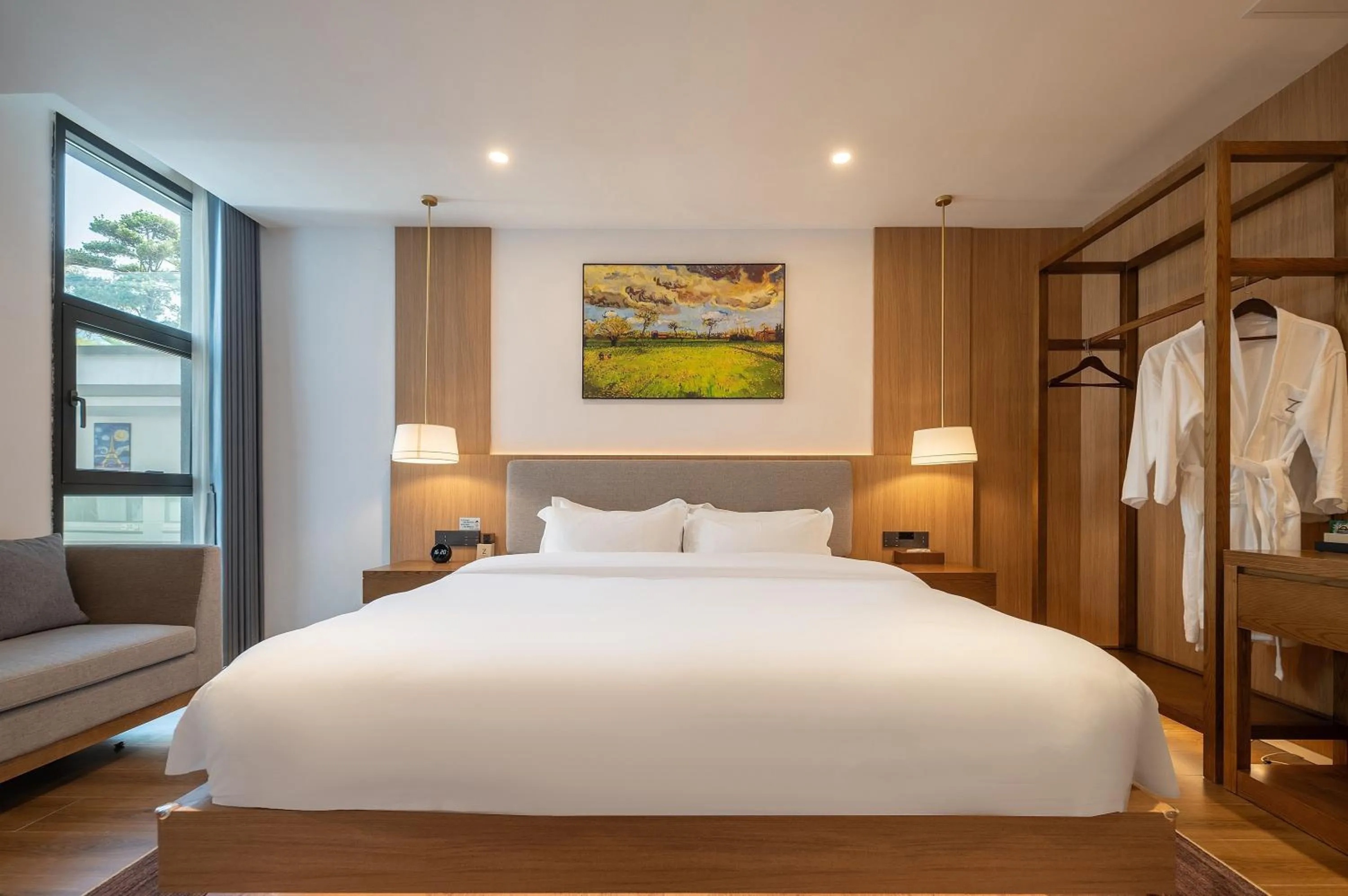 Bed in Z HOTEL- Qingchengshan