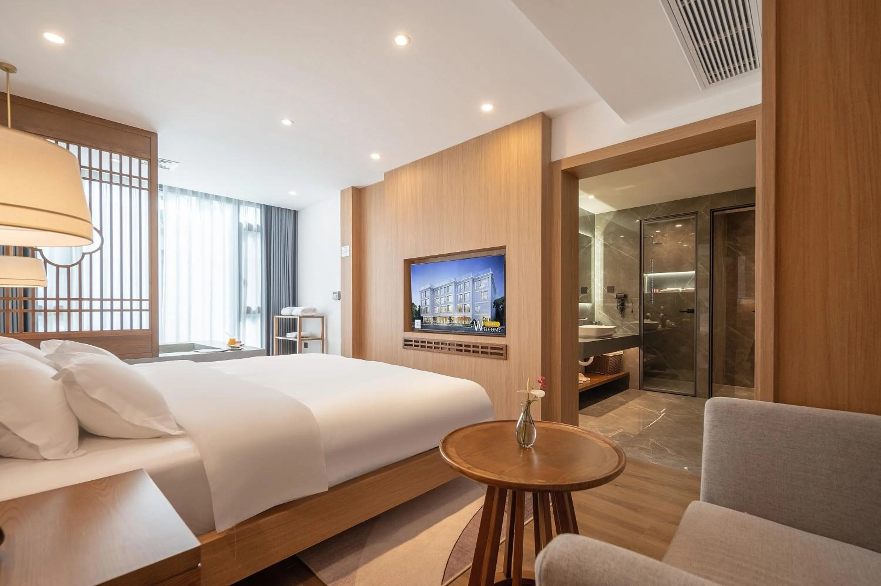 Bed in Z HOTEL- Qingchengshan