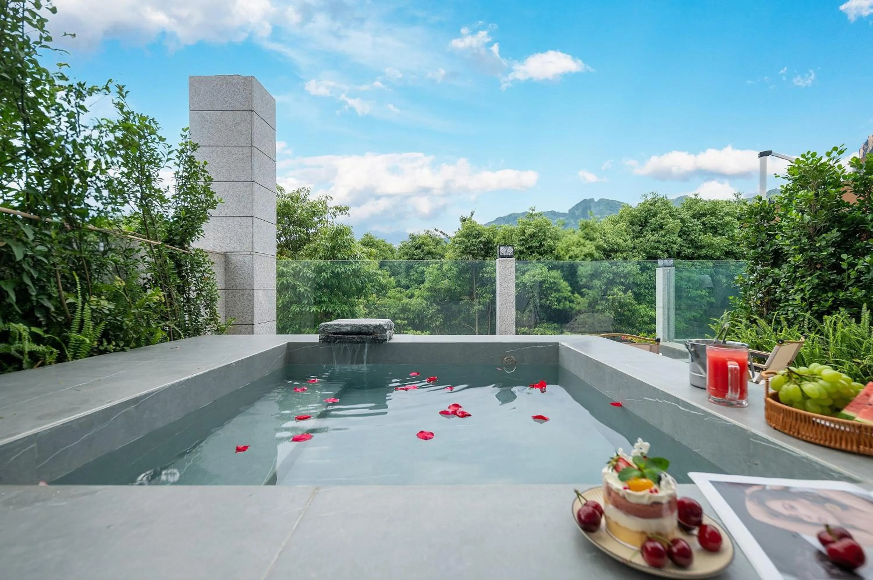 Pool view in Z HOTEL- Qingchengshan