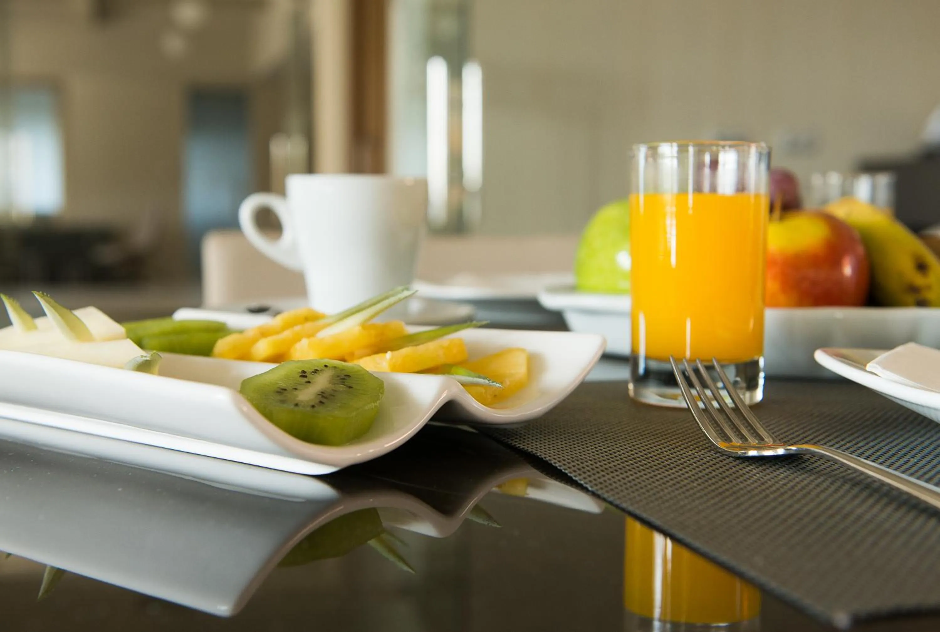 Food and drinks in Pousada A Lanzada