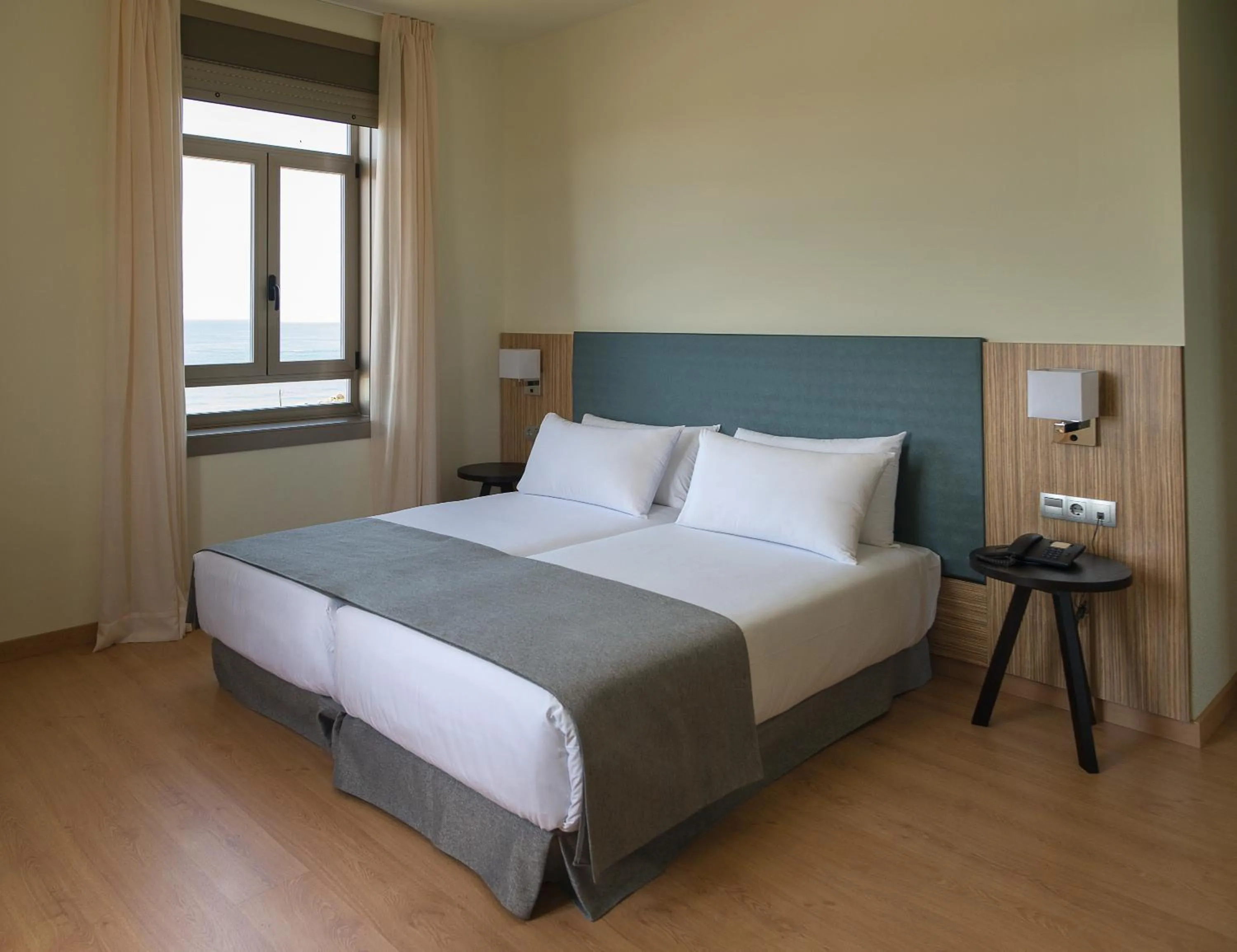 Sea view, Bed in Pousada A Lanzada