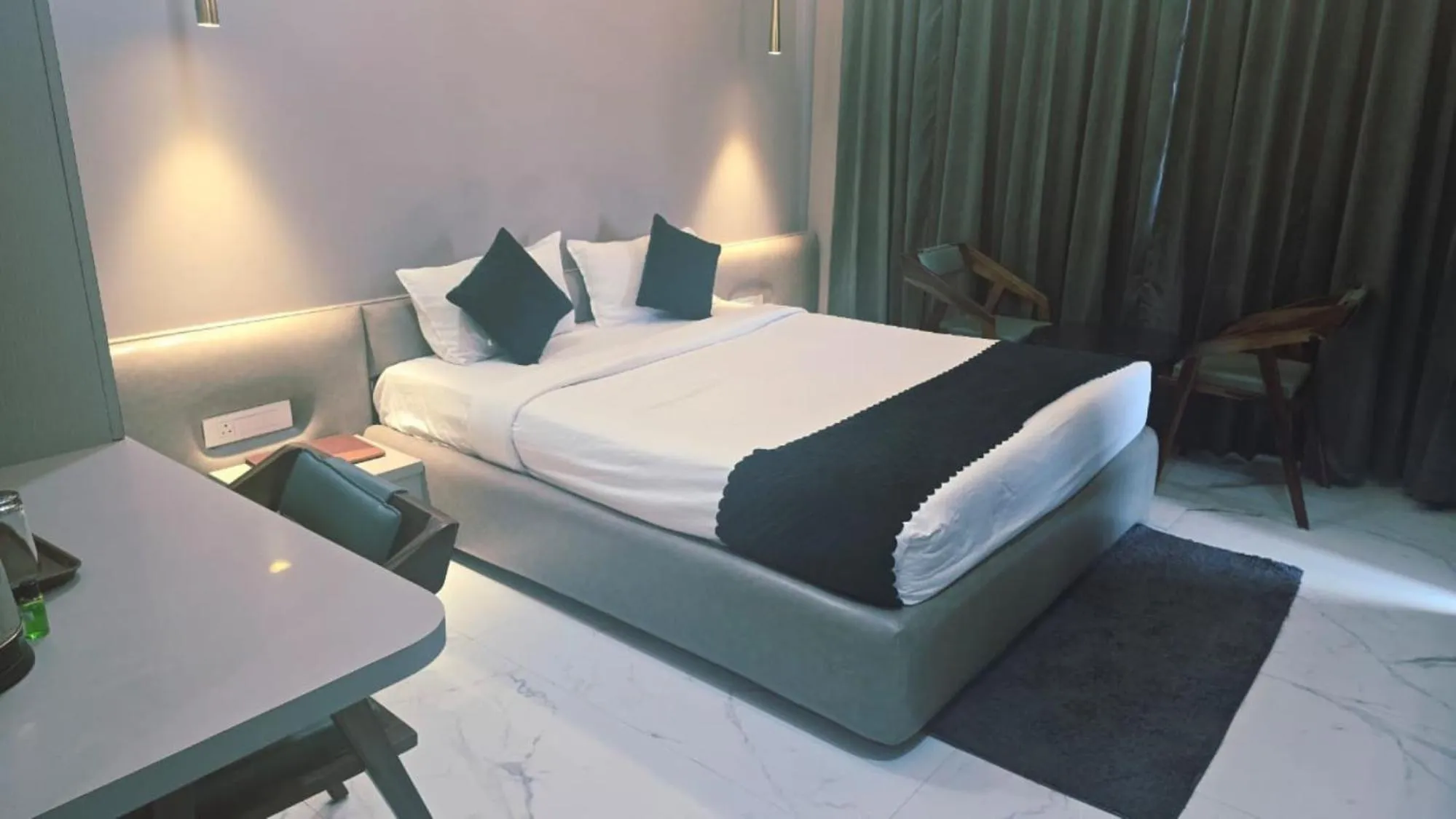 Bed in Hotel Laxmi Elite Karad