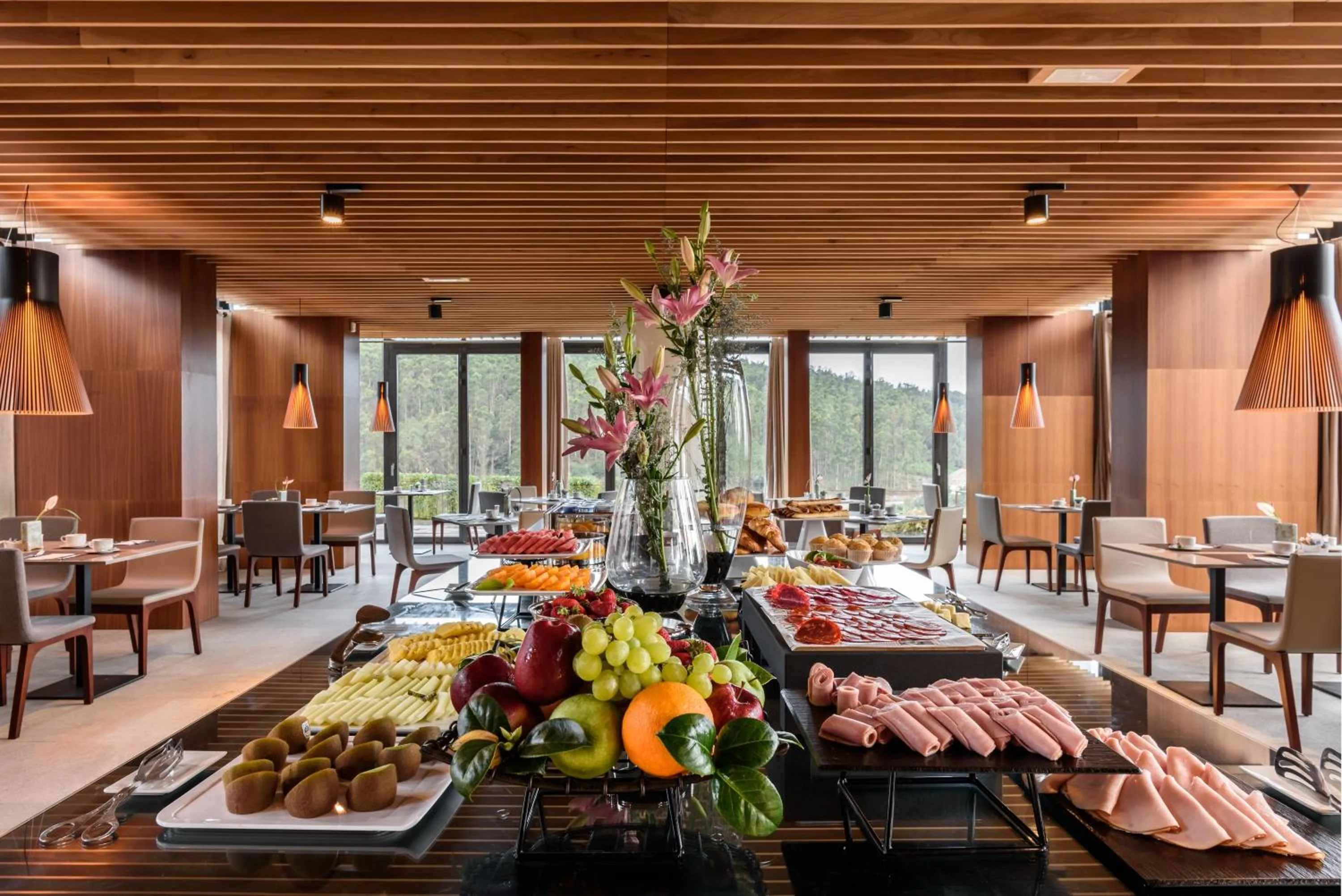 Dining area in Pousada Armenteira