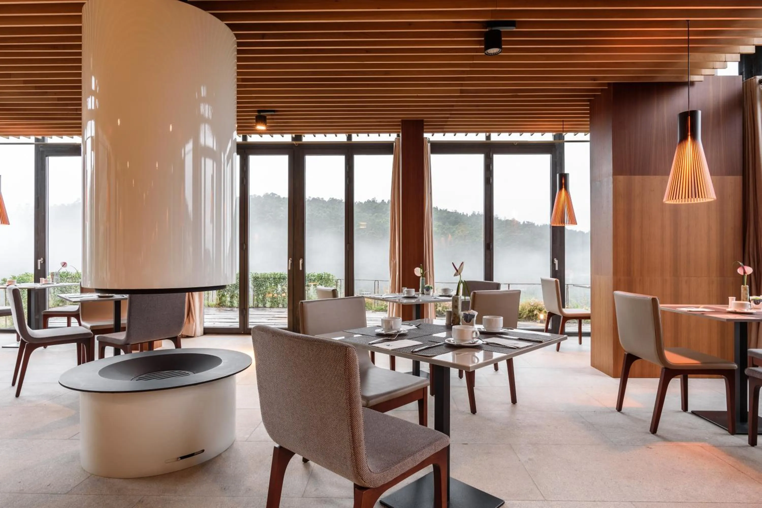 Dining area in Pousada Armenteira