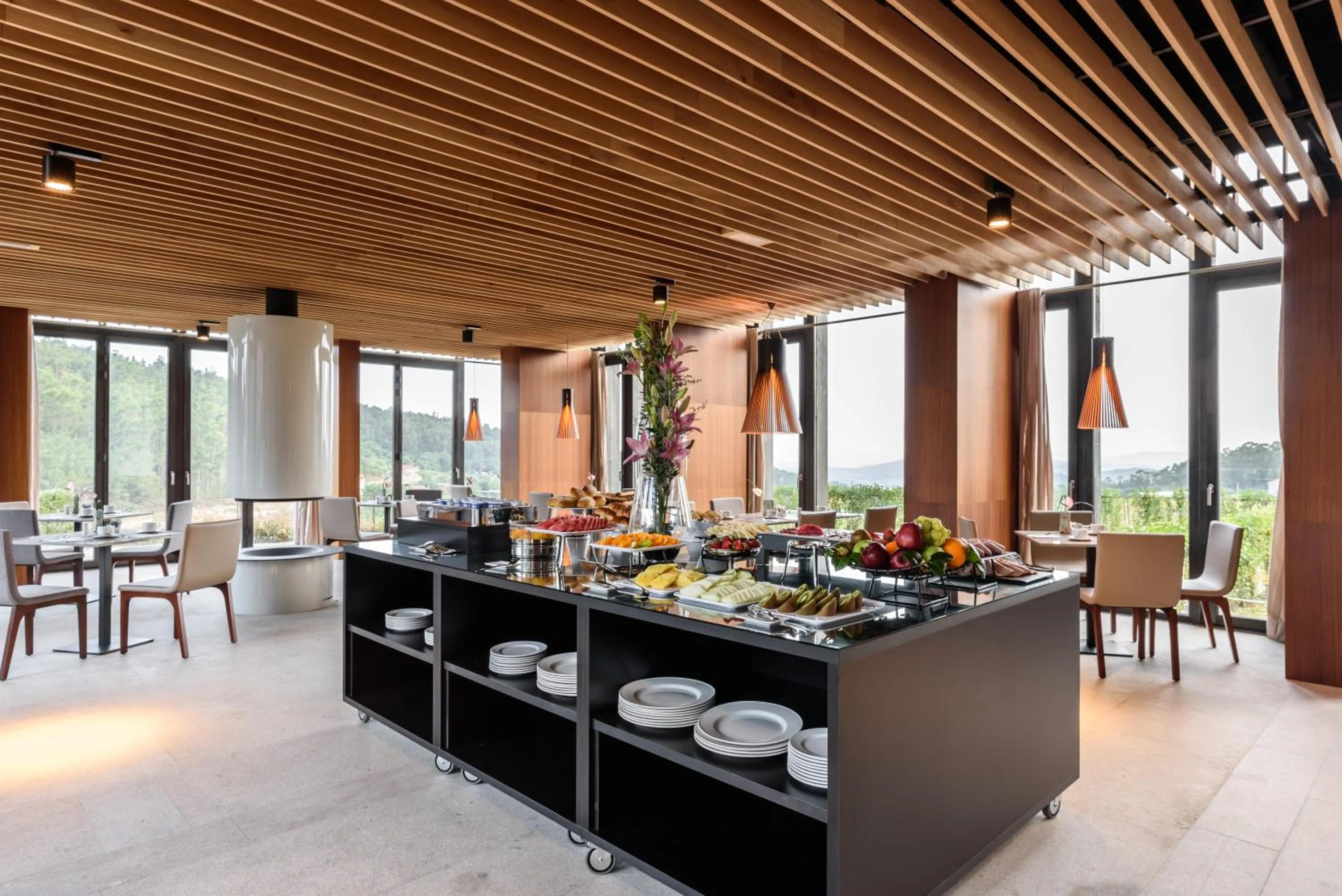 Dining area in Pousada Armenteira