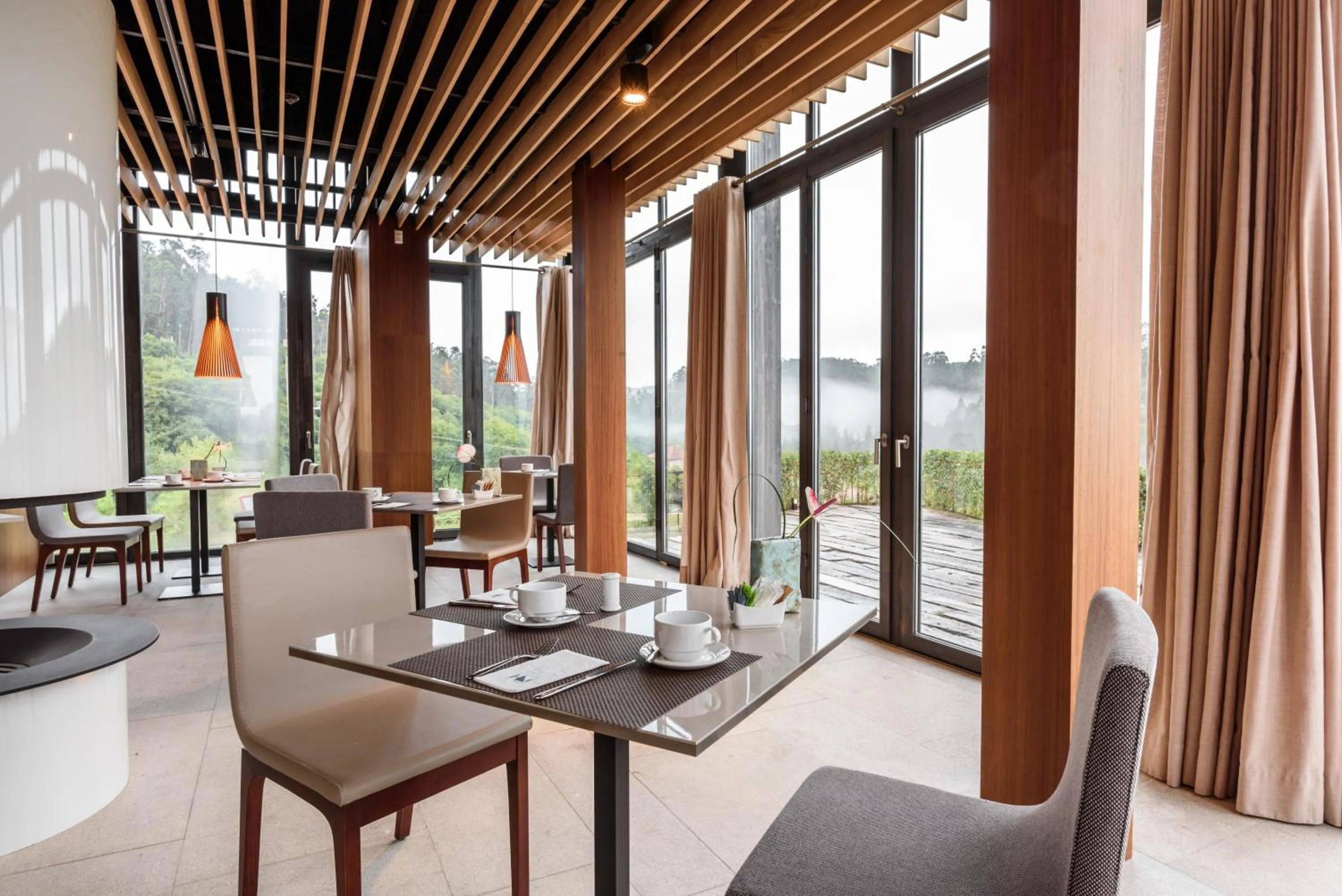 Dining area in Pousada Armenteira