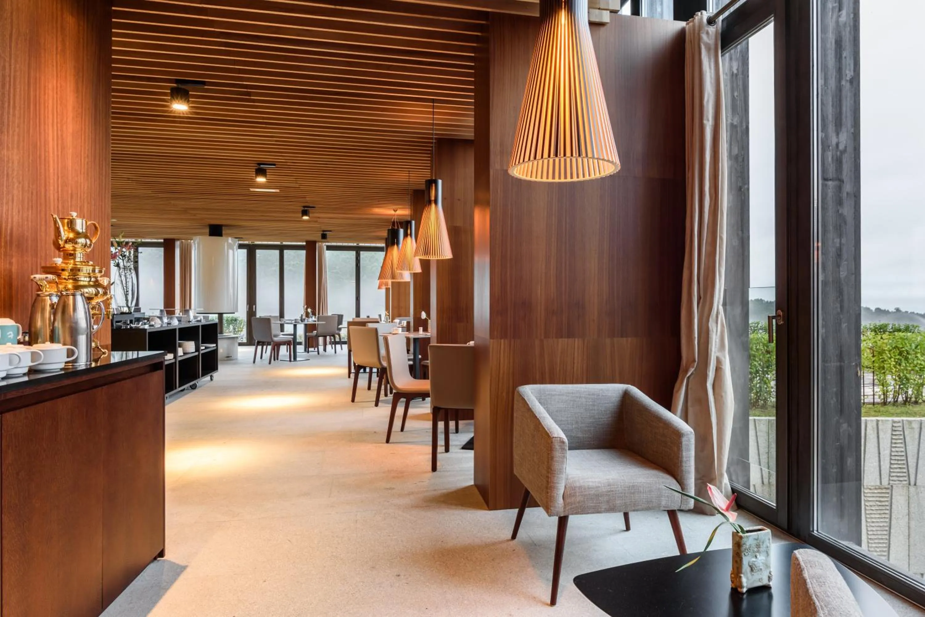 Dining area in Pousada Armenteira