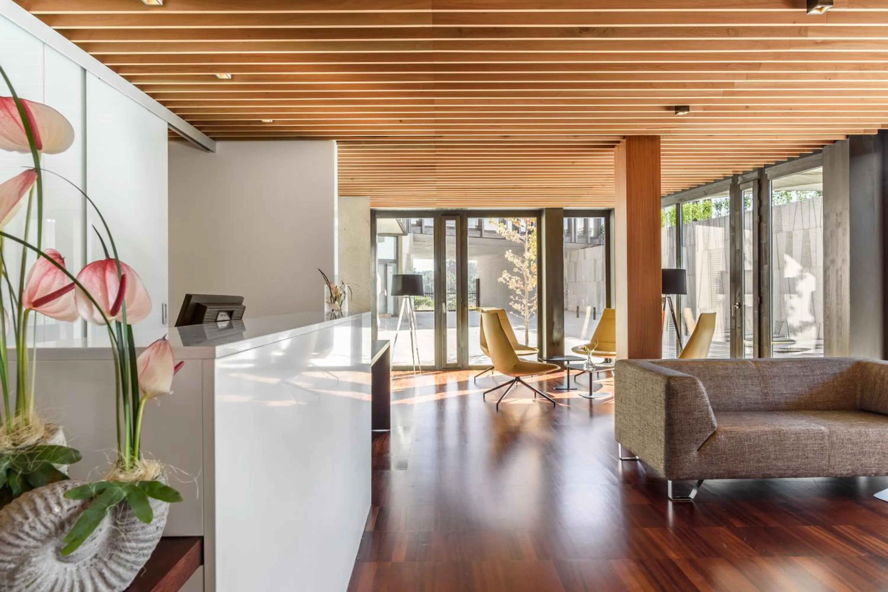 Living room in Pousada Armenteira