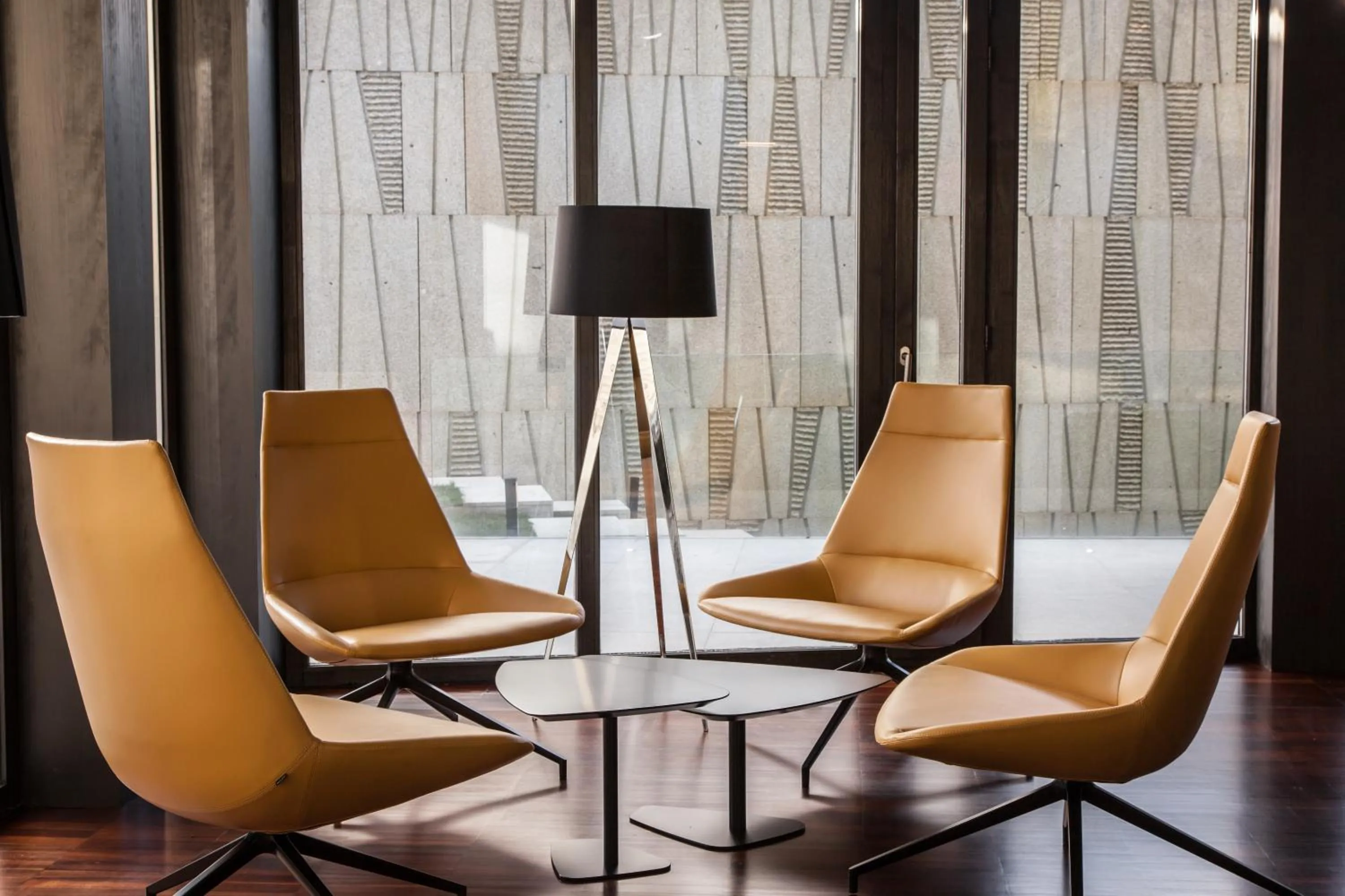 Seating area in Pousada Armenteira