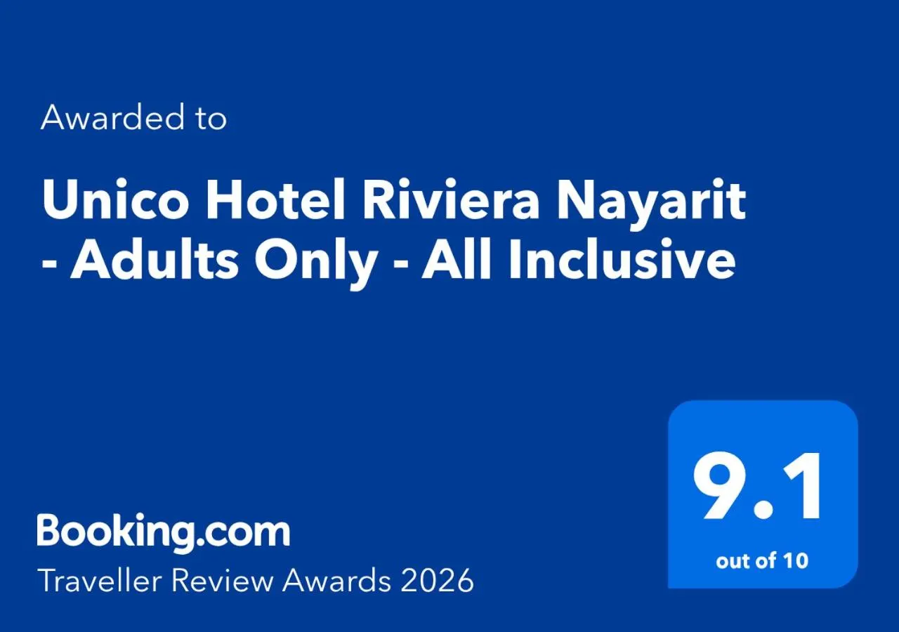 Certificate/Award in Unico Hotel Riviera Nayarit - Adults Only - All Inclusive