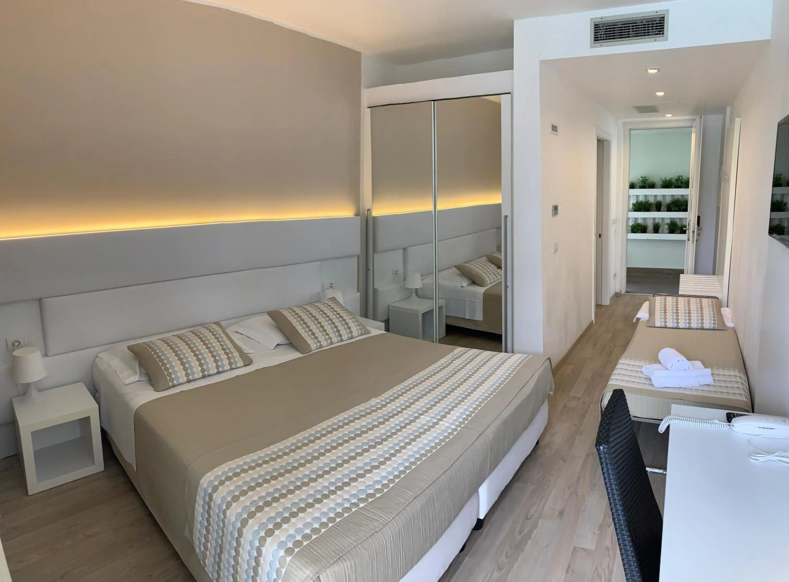 Bed in Hotel Villa Katy