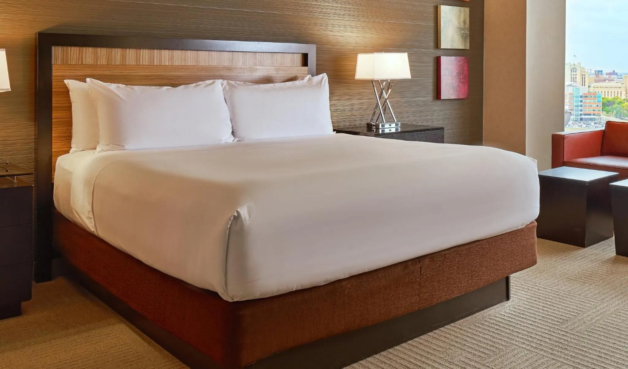 Photo of the whole room, Bed in MGM Grand Detroit