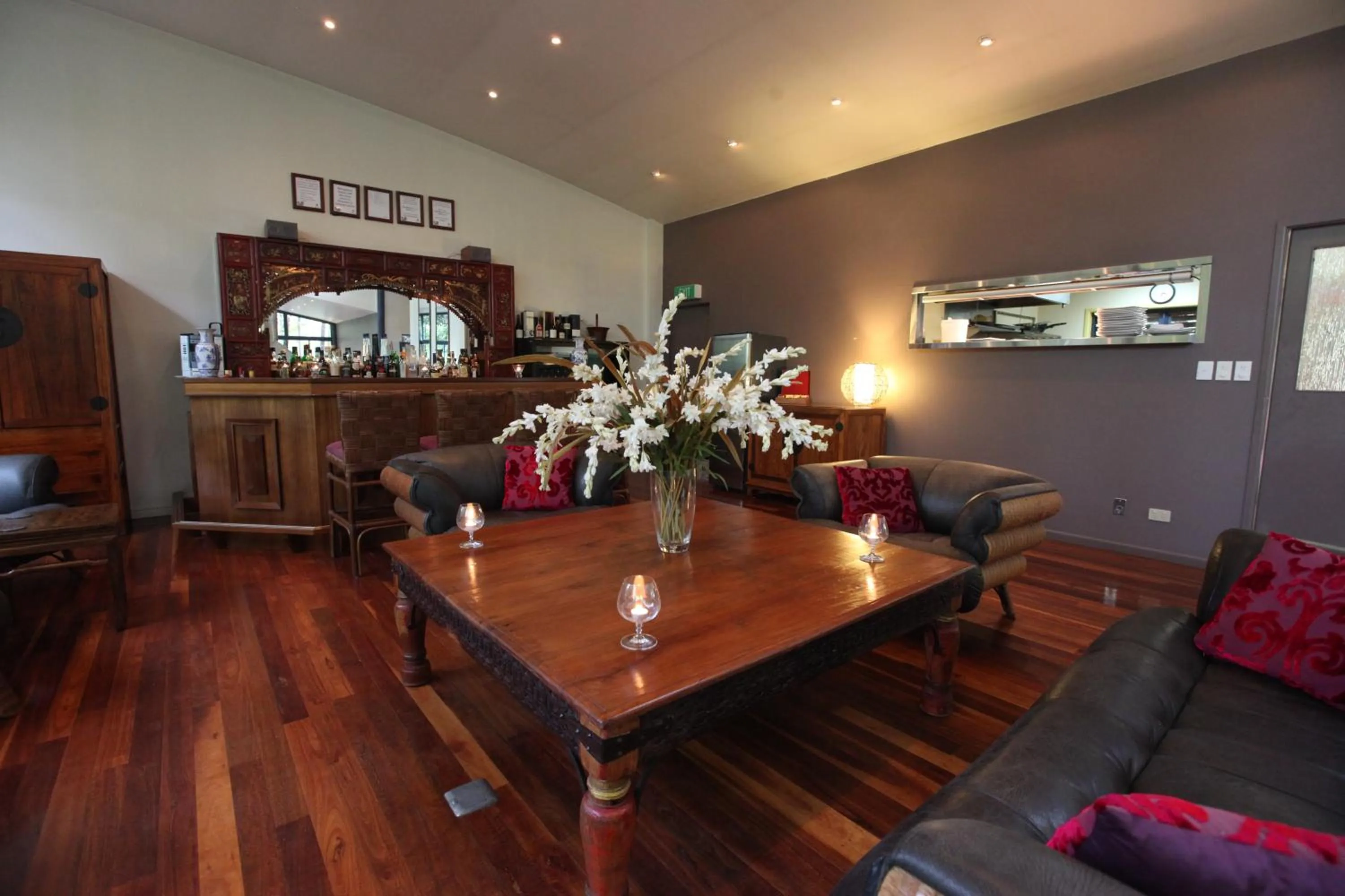 Lounge or bar in Pethers Rainforest Retreat