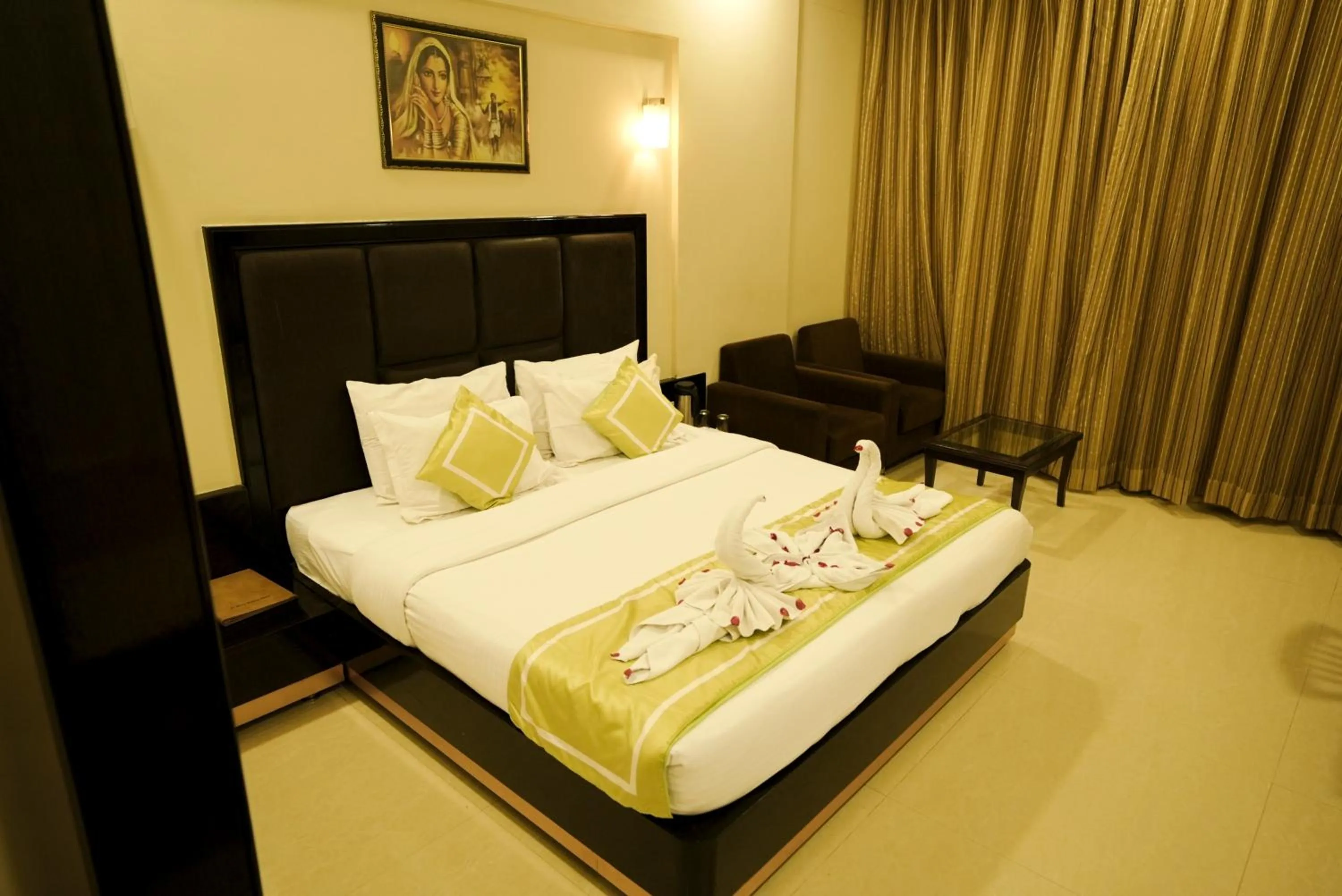Bed in Chandra Imperial