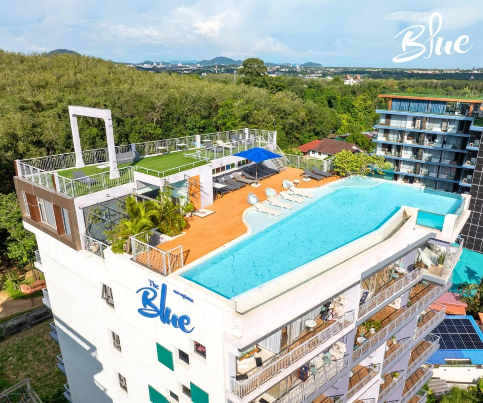 Property building in The Blue Hotel
