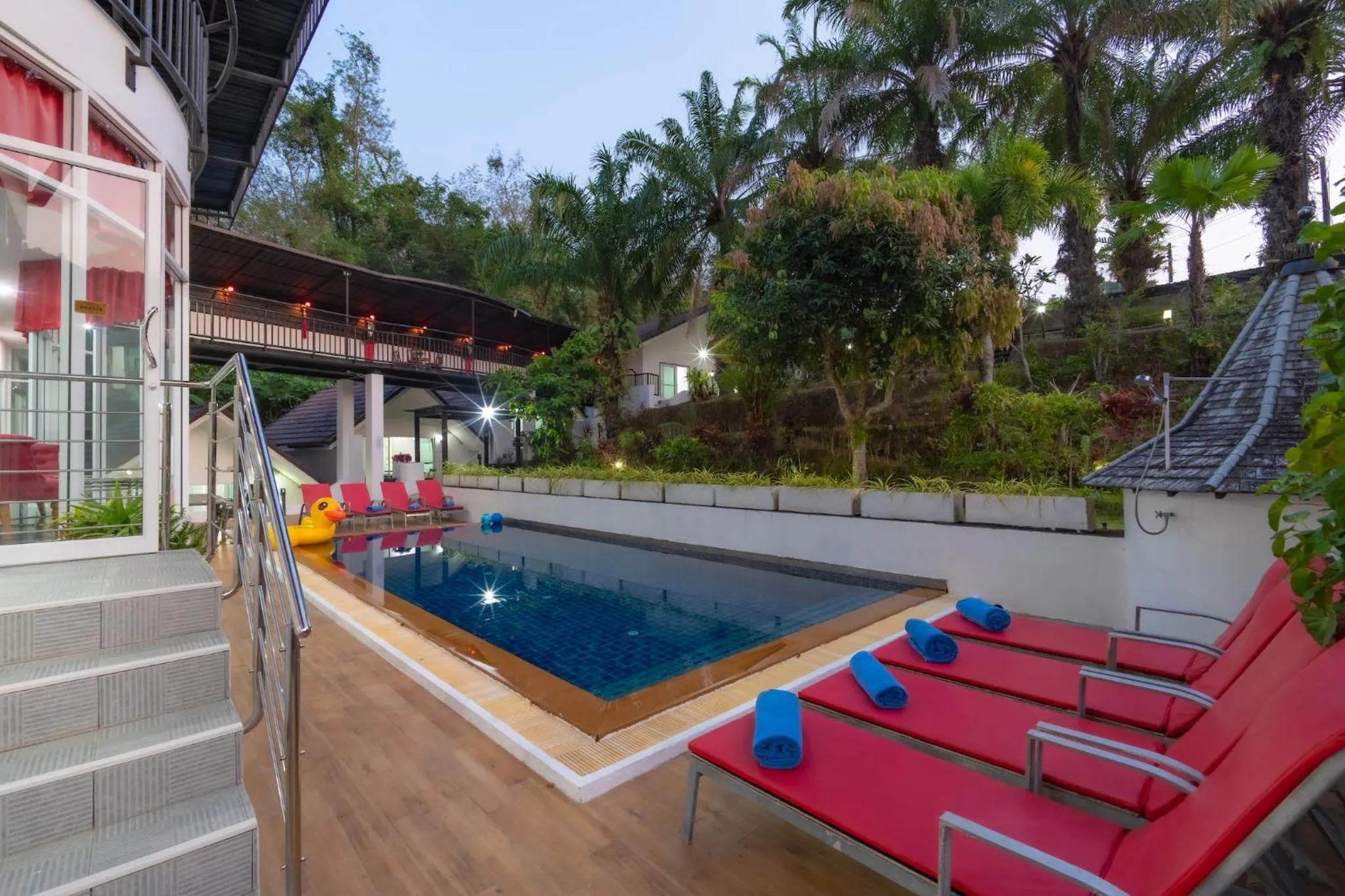 Pool view in Chalong - 10 BR Private Pool Villa - Villa Nap Dau - Phuket