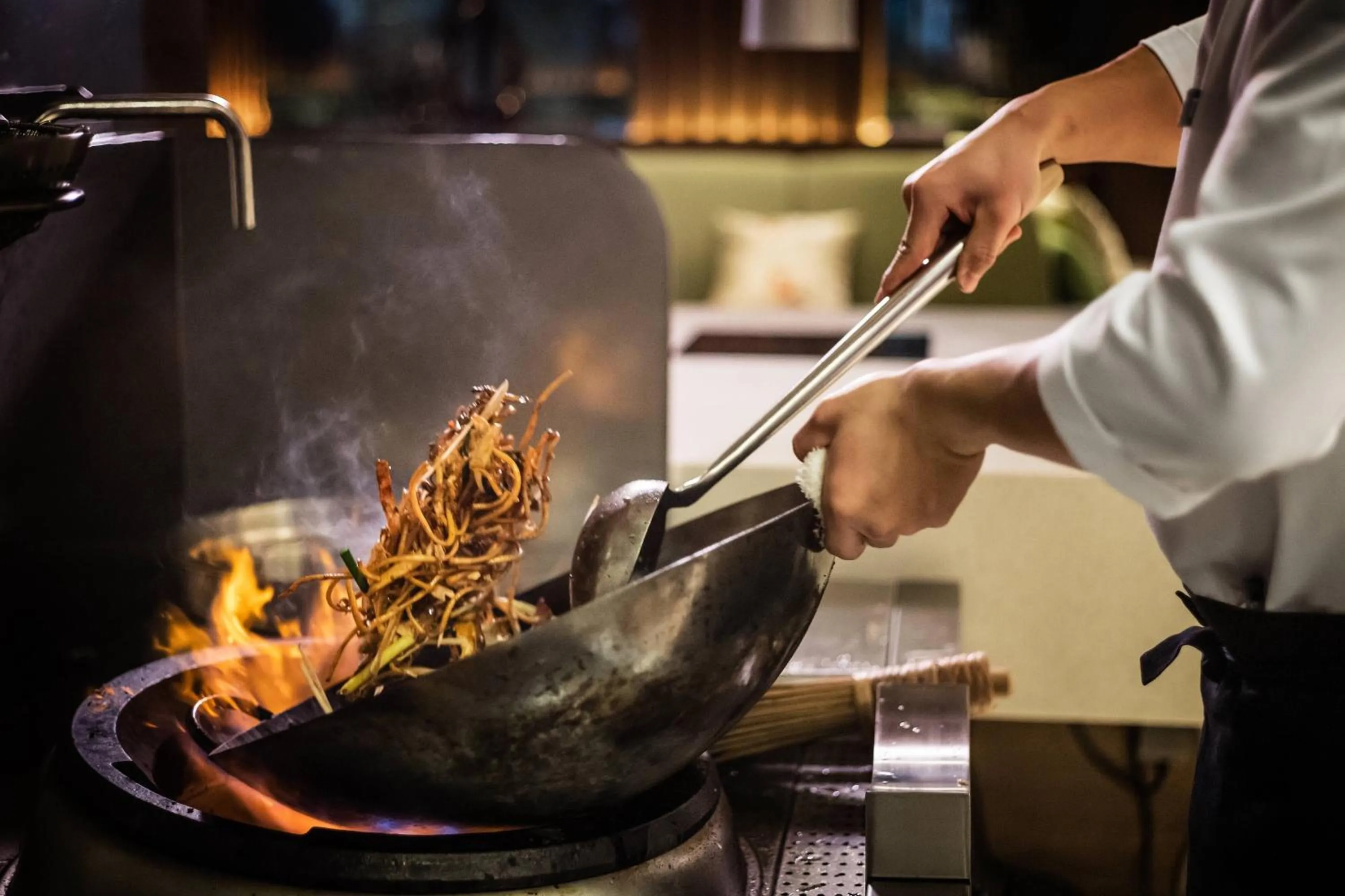 Kitchen or kitchenette in Baku Marriott Hotel Boulevard