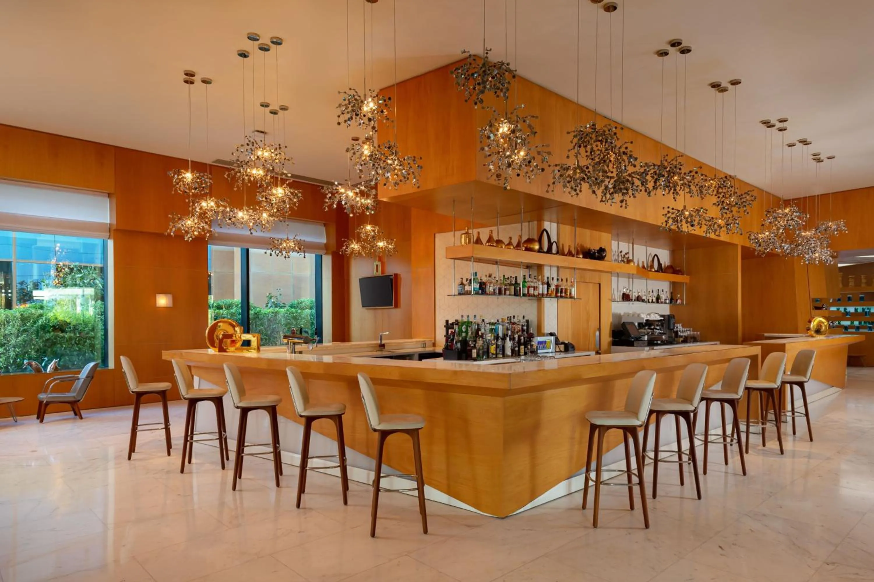 Lounge or bar in Baku Marriott Hotel Boulevard