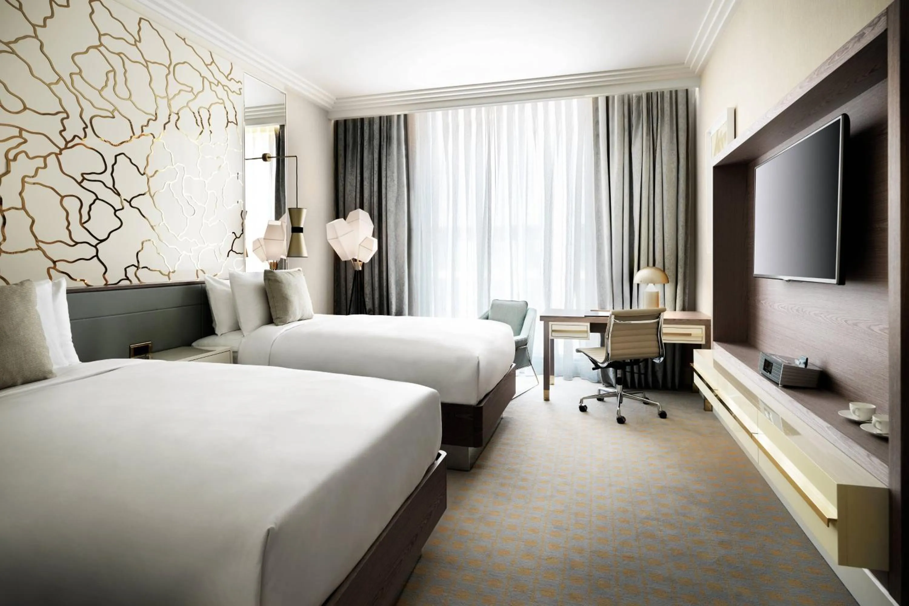 Photo of the whole room, Bed in Baku Marriott Hotel Boulevard