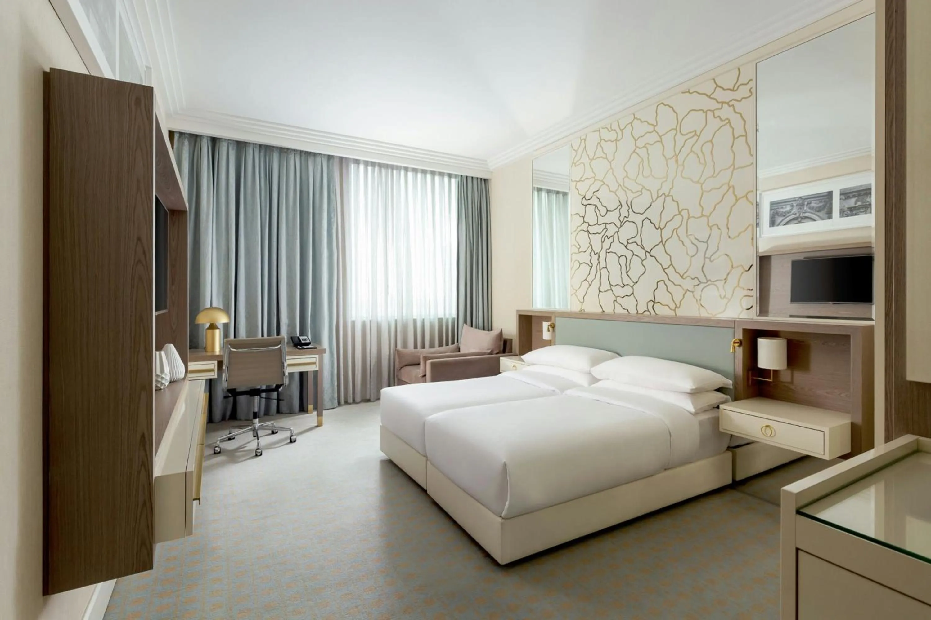 Photo of the whole room, Bed in Baku Marriott Hotel Boulevard