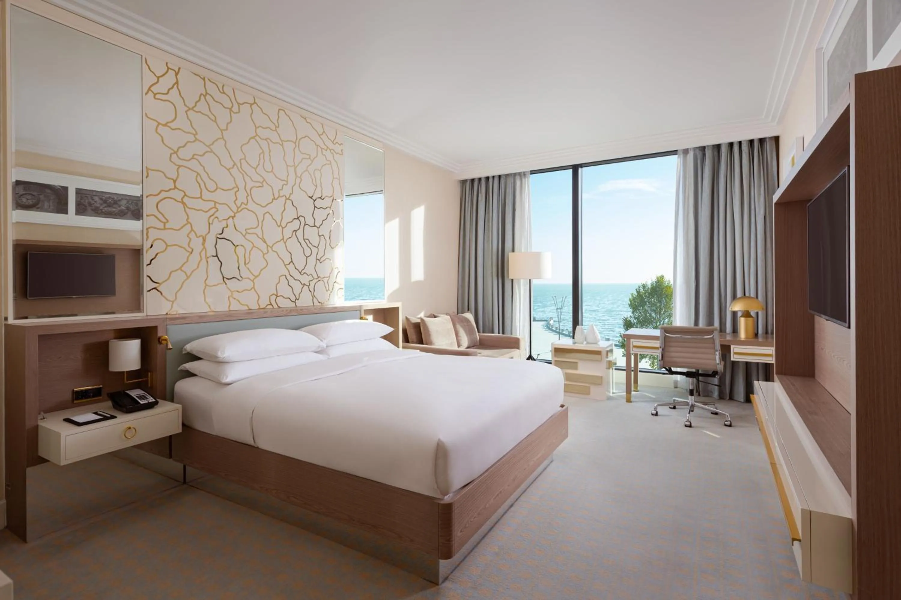 Photo of the whole room, Bed in Baku Marriott Hotel Boulevard